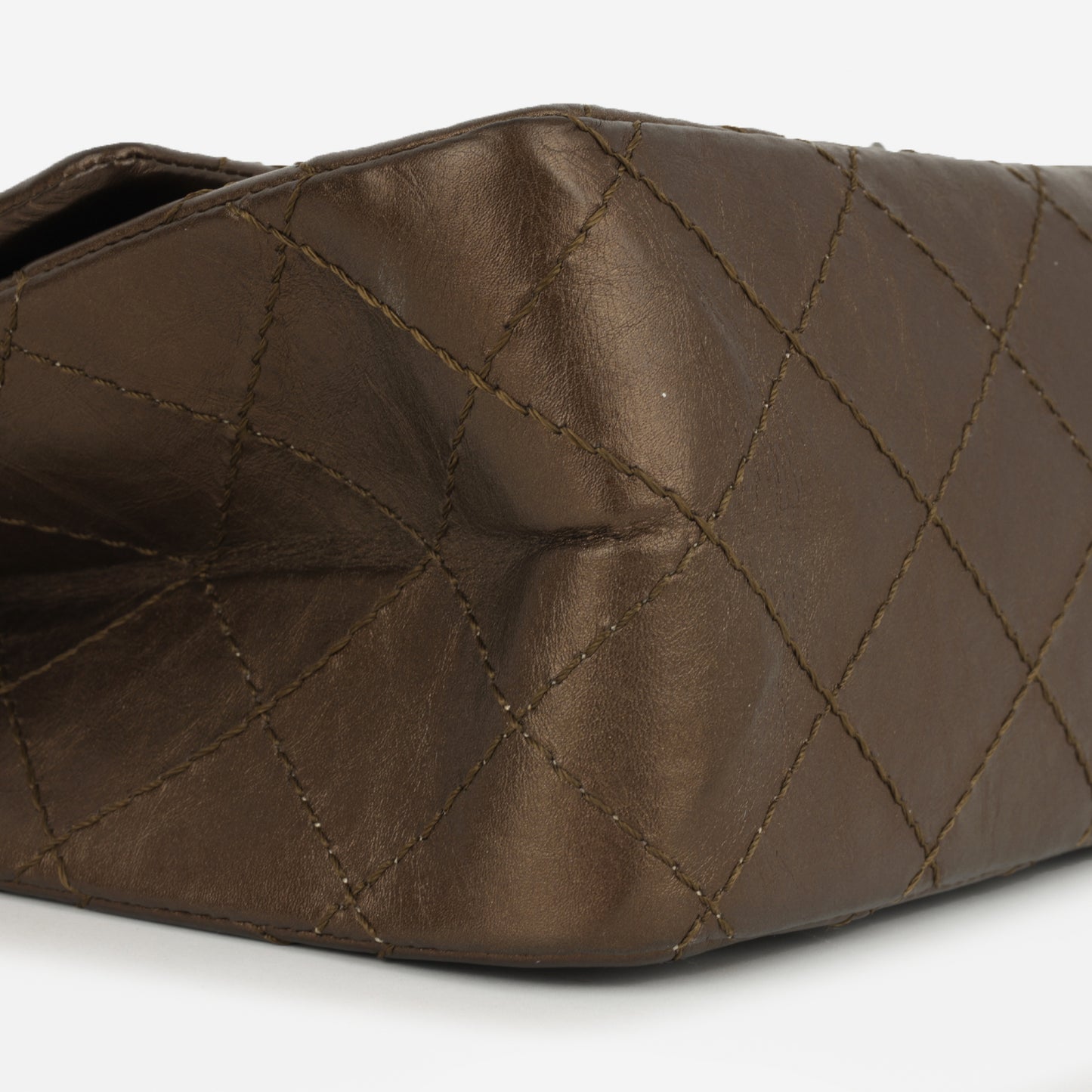 2.55 Re-Issue 226 - Bronze Crumpled Calfskin | Ruthenium Hardware