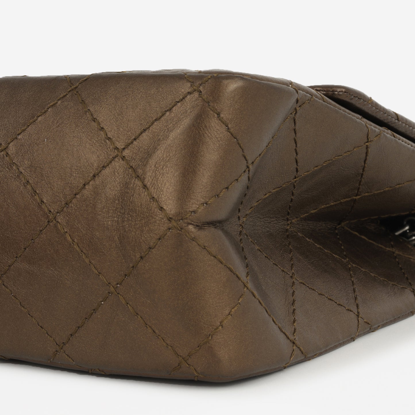 2.55 Re-Issue 226 - Bronze Crumpled Calfskin | Ruthenium Hardware