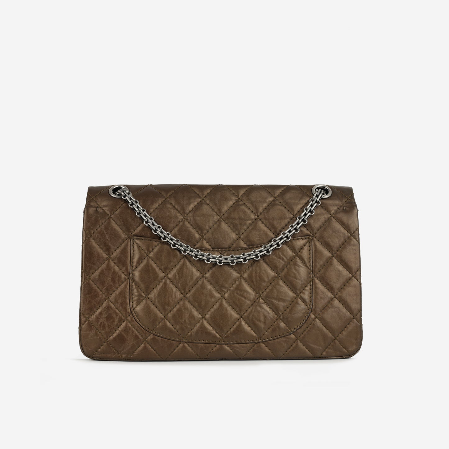 2.55 Re-Issue 226 - Bronze Crumpled Calfskin | Ruthenium Hardware