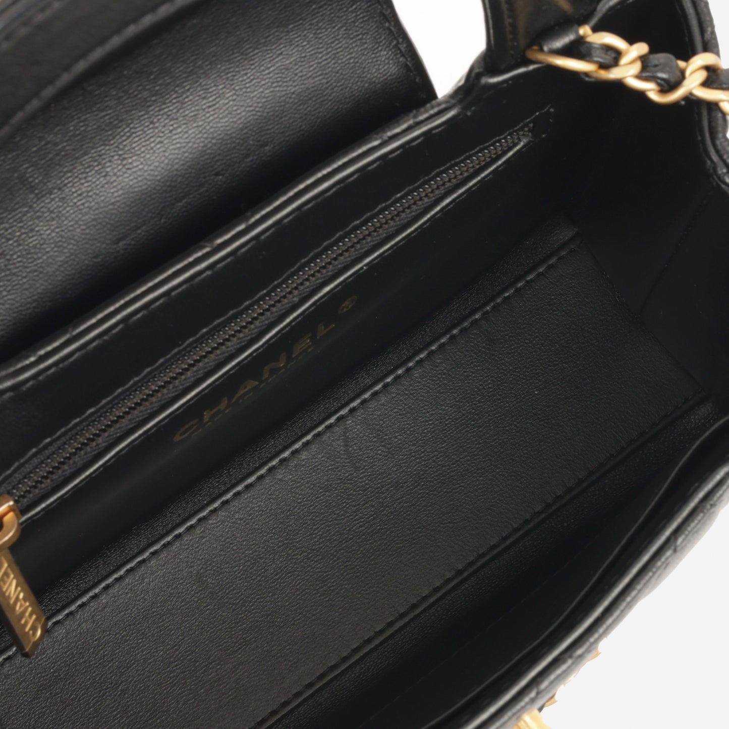 Chanel Small Kelly Re-Edition - Black Lambskin | Gold Hardware