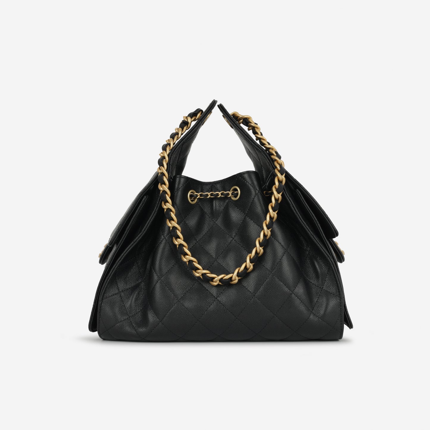 Chanel Small 25 Hobo - Black Caviar | Gold Hardware