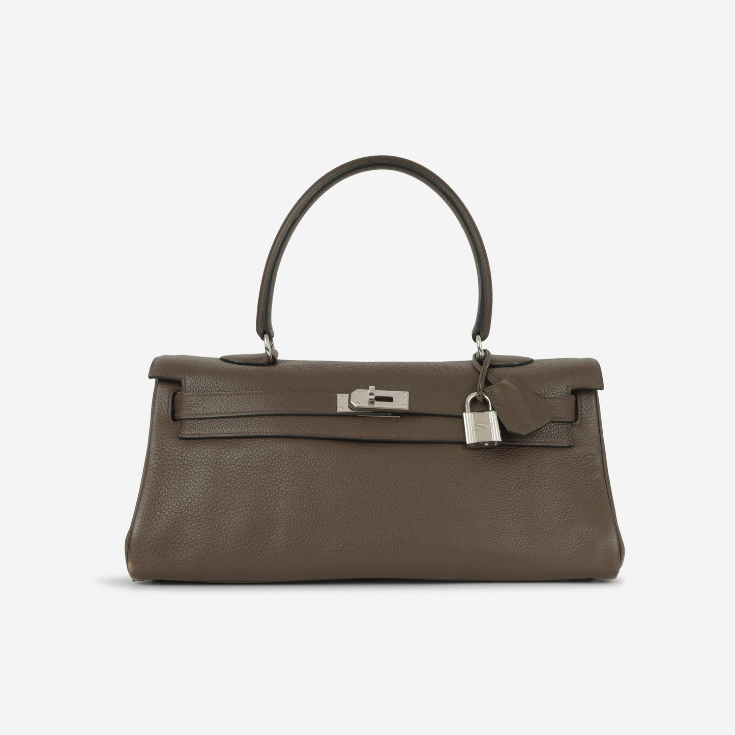 Hermès JPG Shoulder Kelly 42 - Ebene Clemence | Palladium Hardware