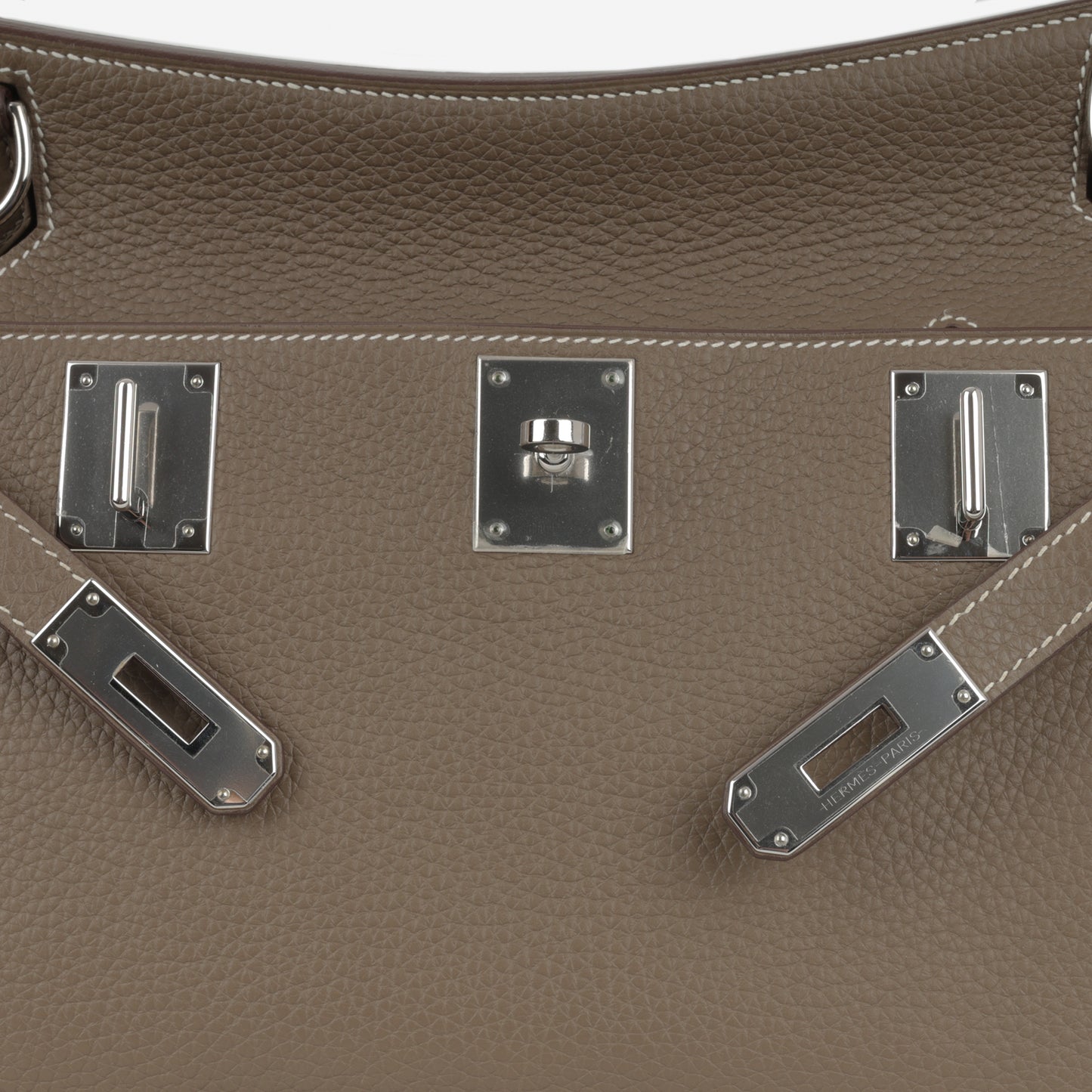 Hermès Jypsière 28 - Etoupe Clemence | Palladium Hardware