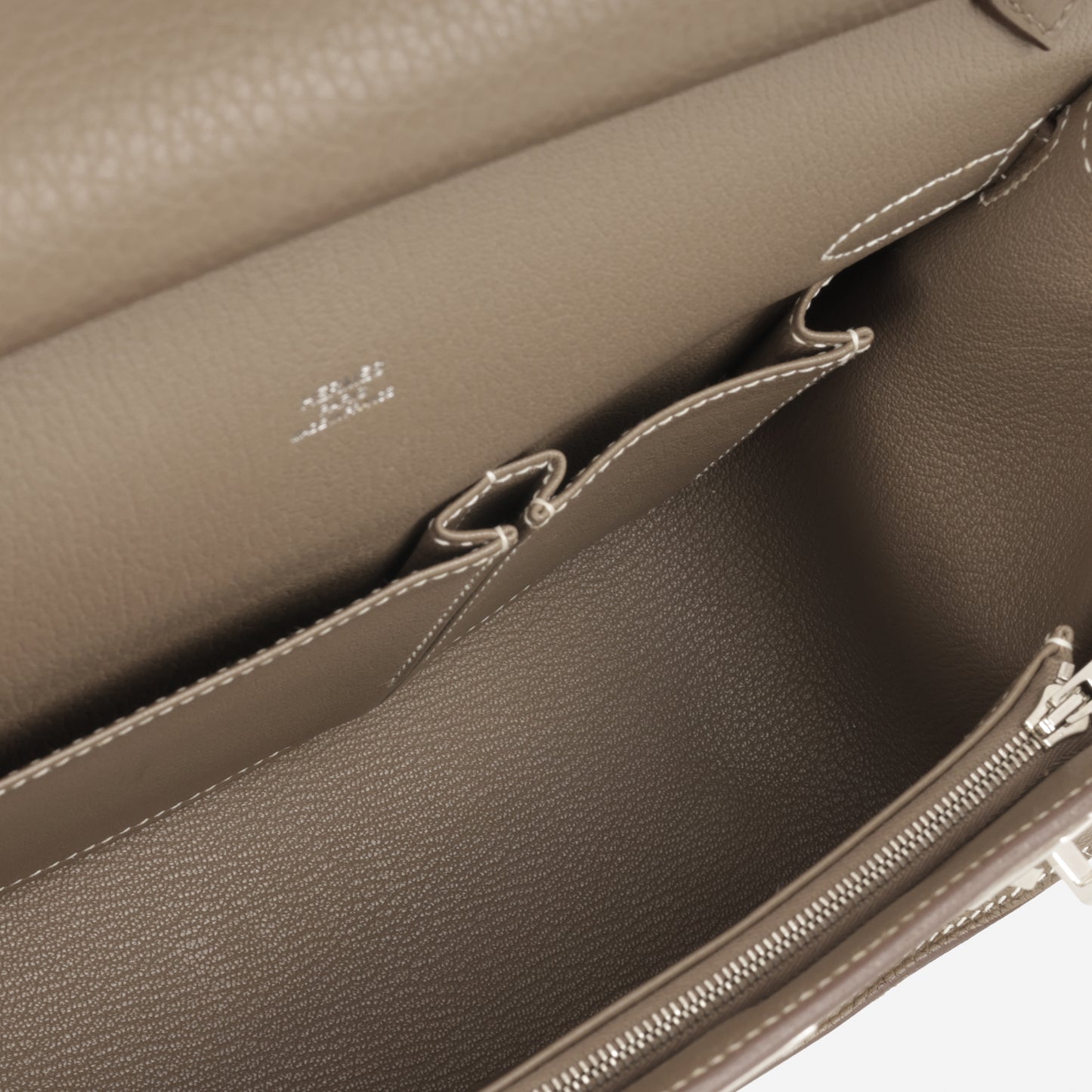 Hermès Jypsière 28 - Etoupe Clemence | Palladium Hardware