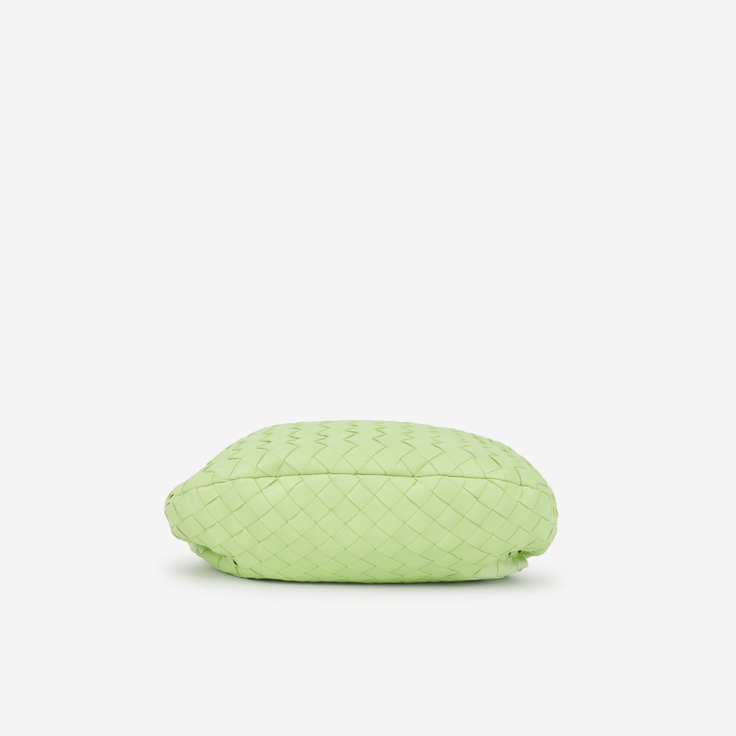 Bottega Veneta Teen Jodie - Pistachio Intrecciato | Gold Hardware