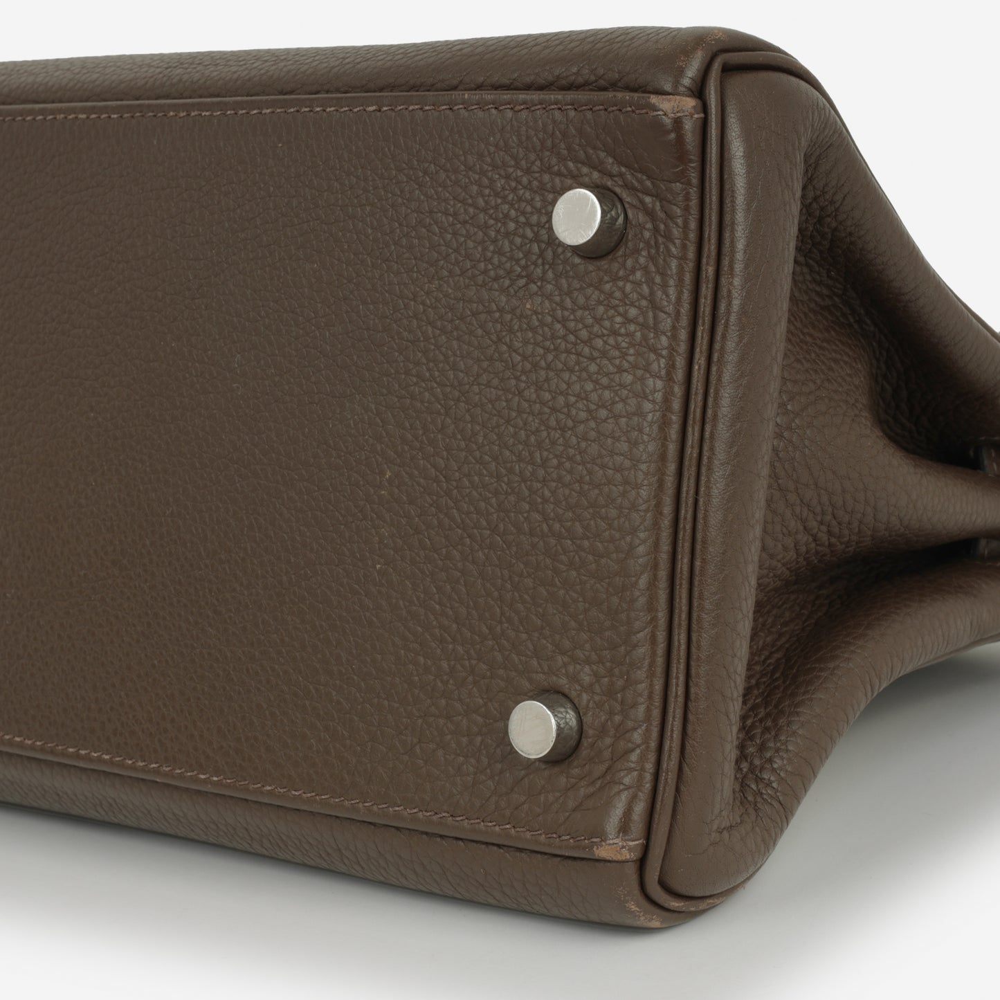 Hermès JPG Shoulder Kelly 42 - Ebene Clemence | Palladium Hardware