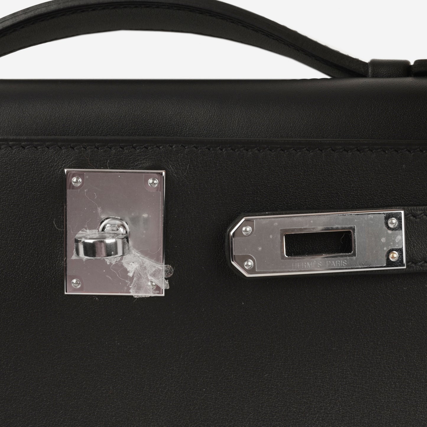 Hermès Kelly Cut - Noir Swift | Palladium Hardware