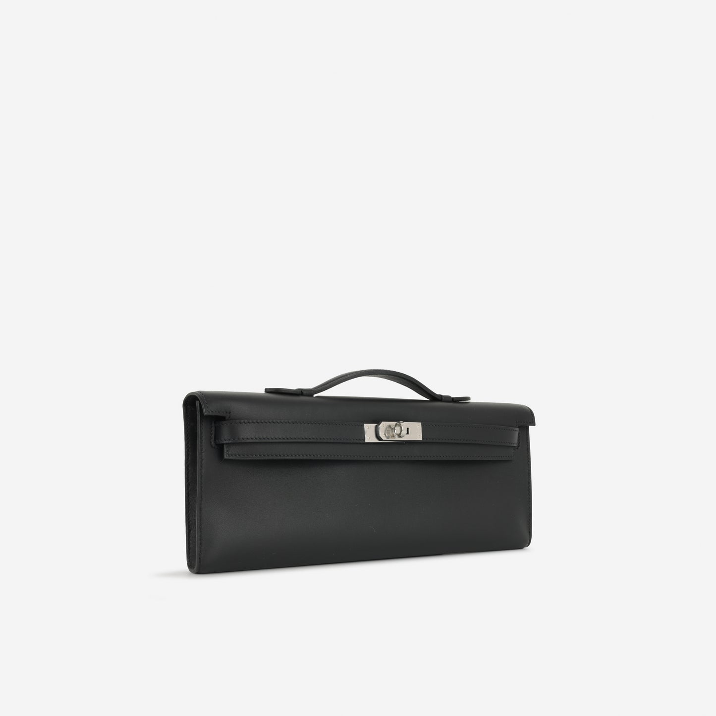 Hermès Kelly Cut - Noir Swift | Palladium Hardware