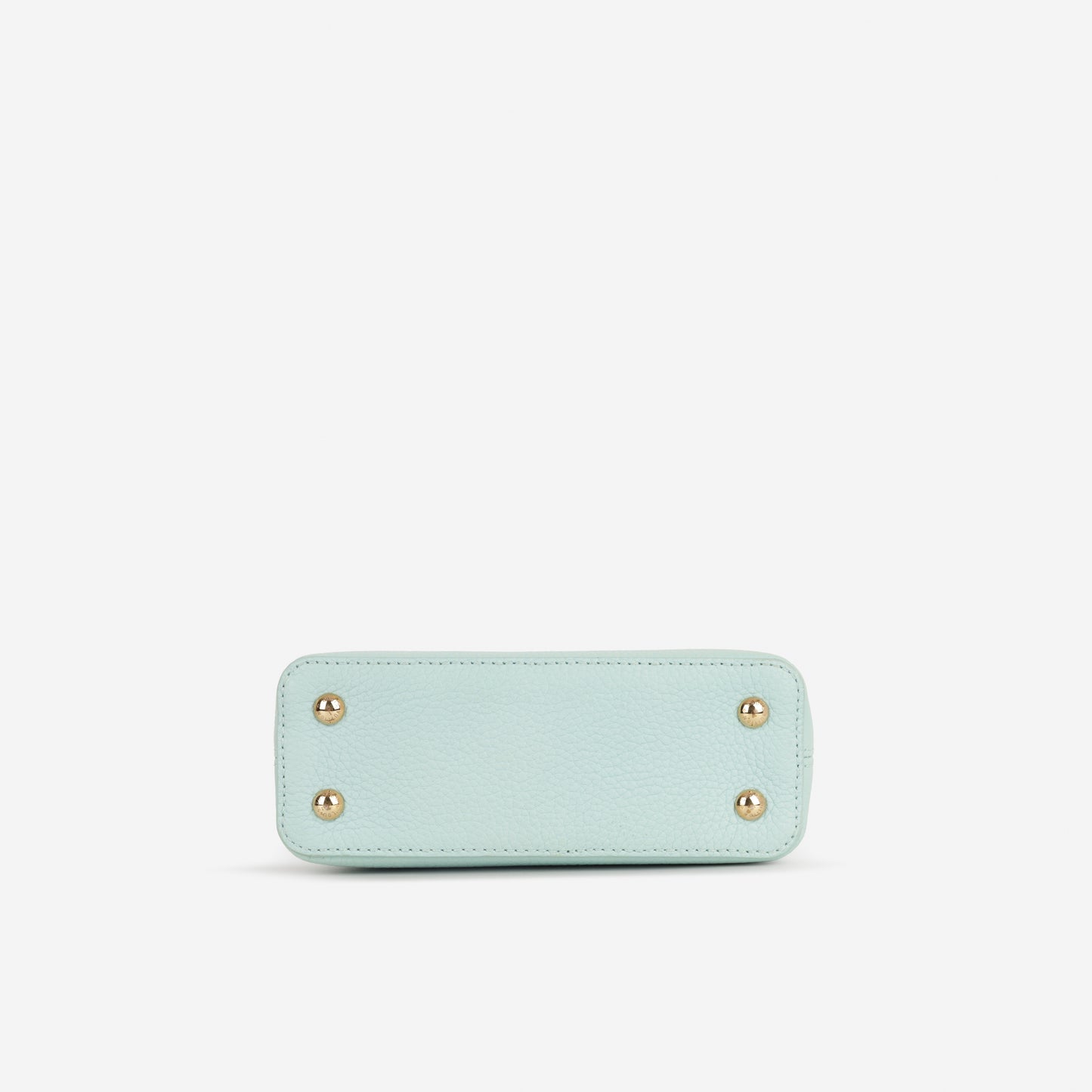 Louis Vuitton Mini Capucines - Light Blue Taurillion / Python Handle | Champagne Gold Hardware - Bagista
