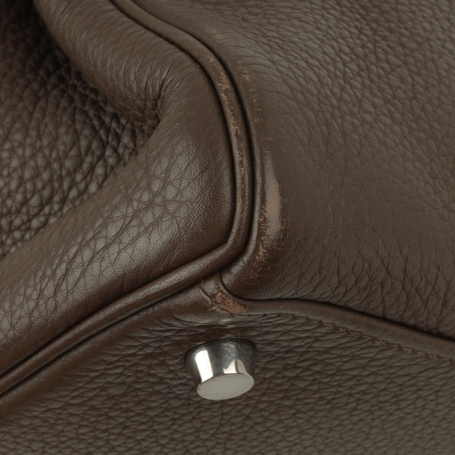 Hermès JPG Shoulder Kelly 42 - Ebene Clemence | Palladium Hardware