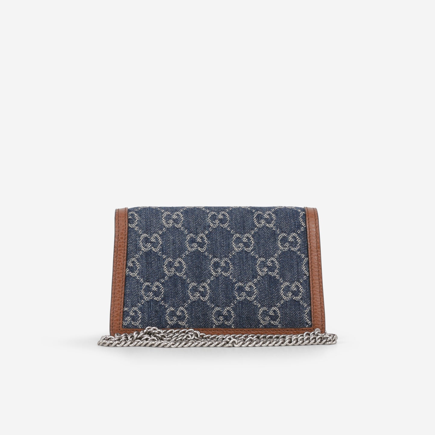 Gucci Super Mini Dionysus - Denim / Tan Calfskin | Silver Hardware