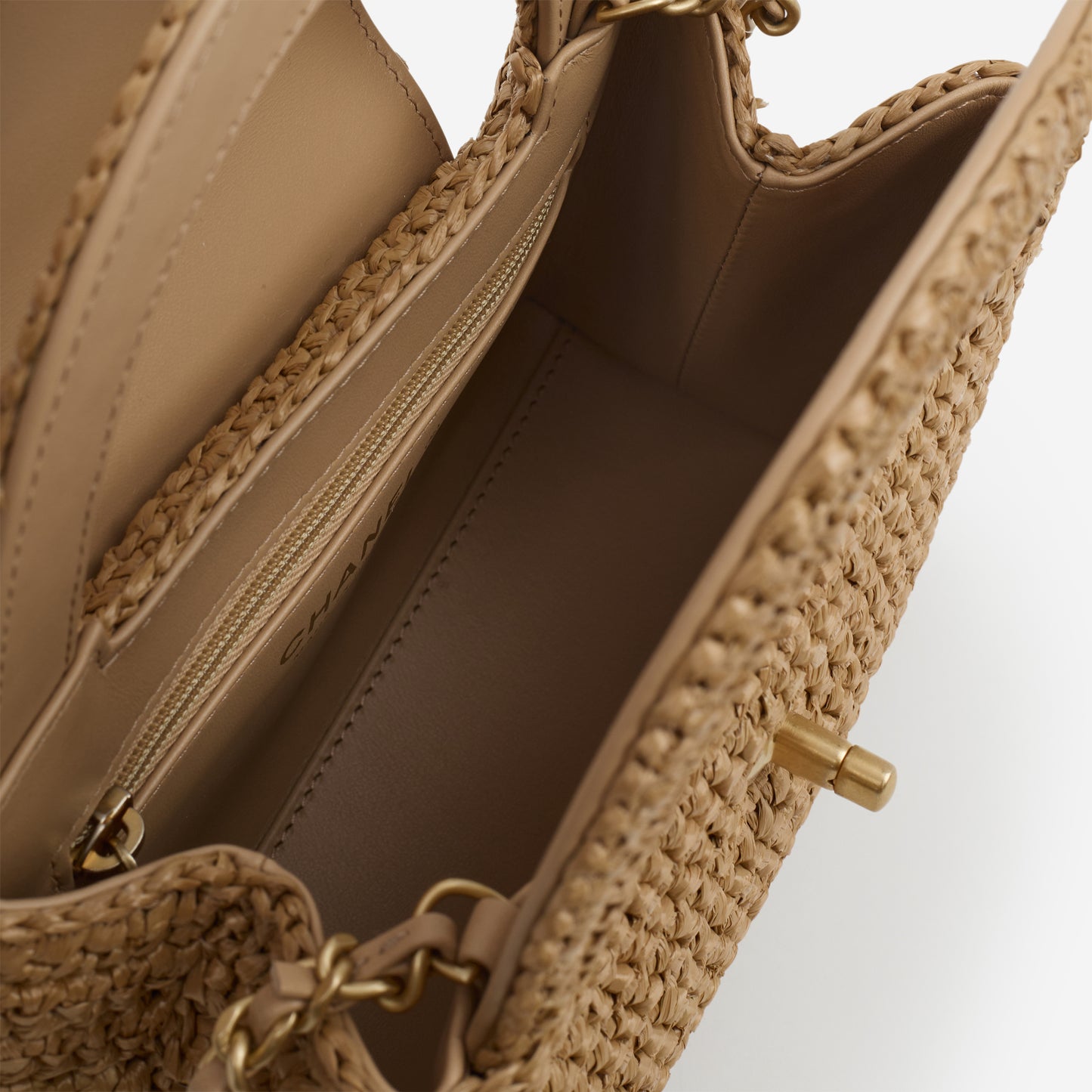 Chanel Small Kelly Re-Edition - Braided Raffia | Gold Hardware