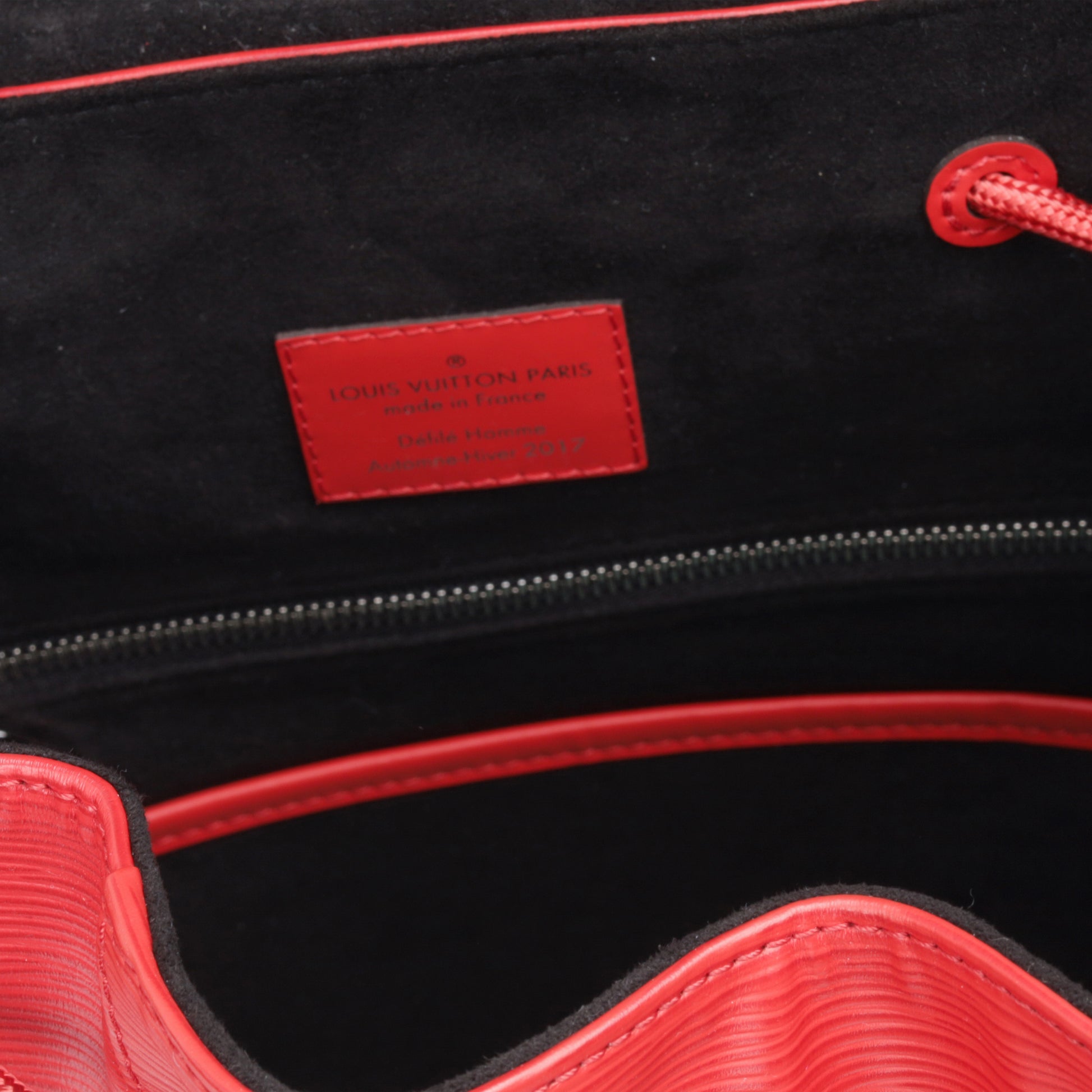 black and grey louis vuitton supreme backpack Louis Vuitton - Supreme Backpack - Epi Leather