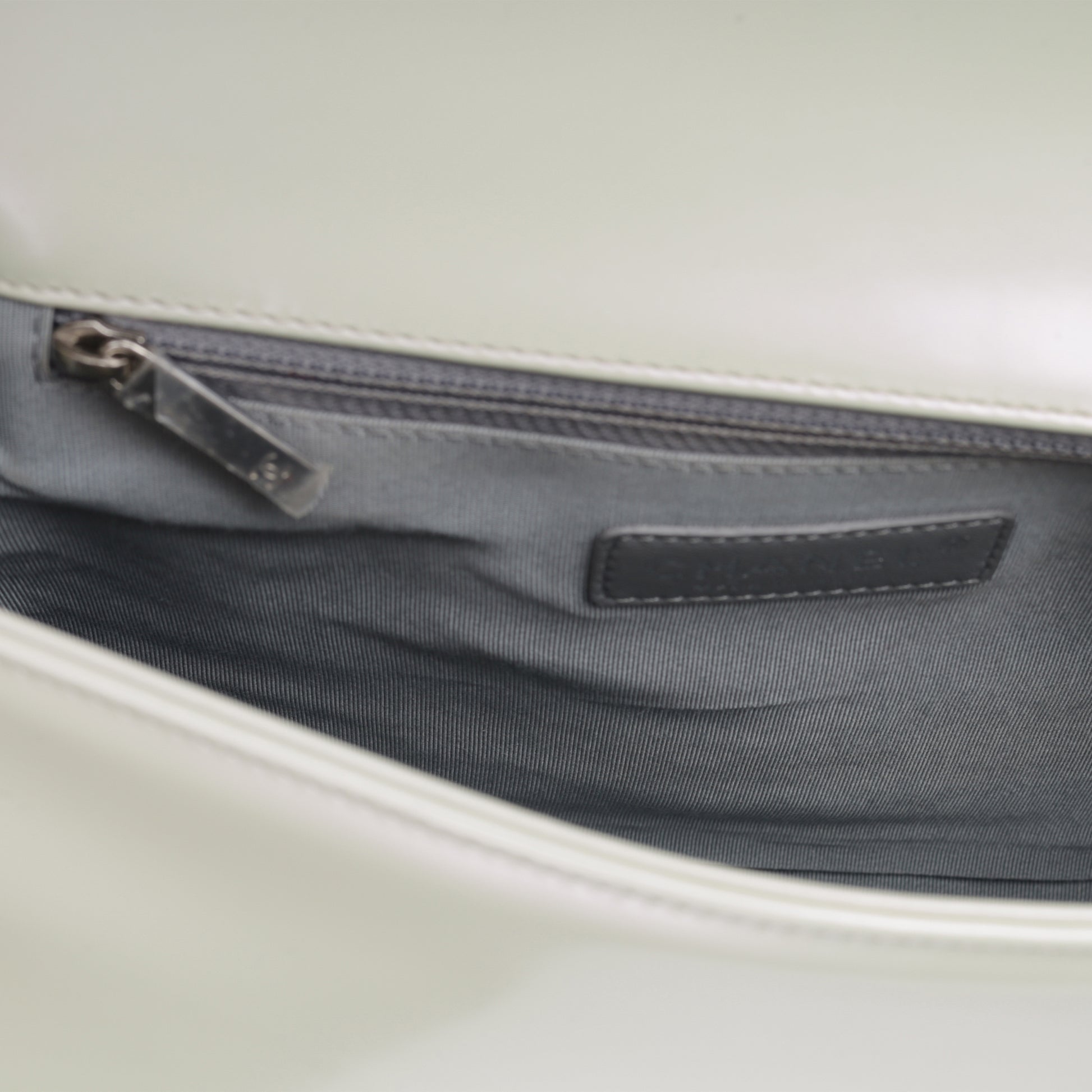 Chanel Large Reverso Boy Bag Pearlescent Glazed Leather SHW