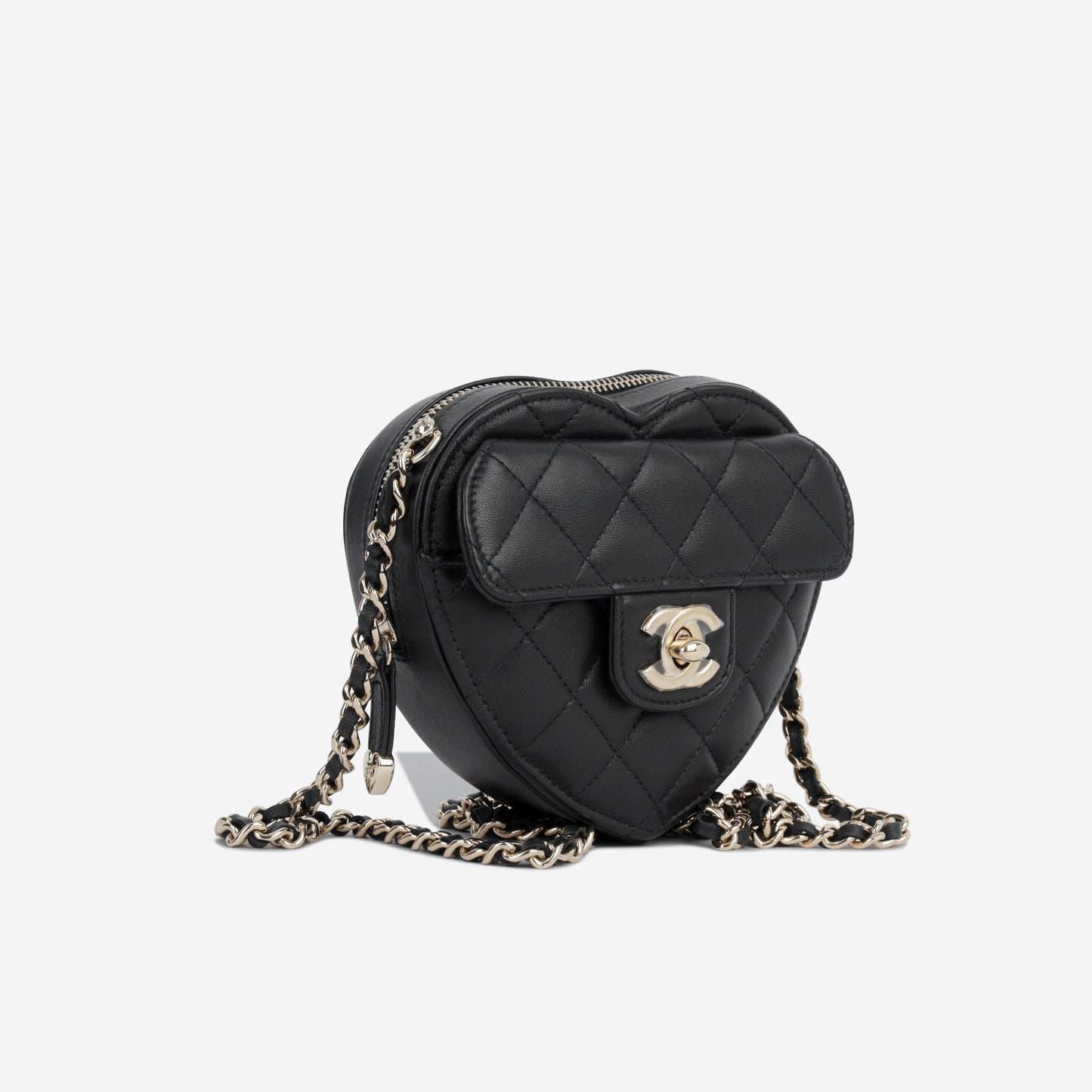 Small Heart Bag - Black