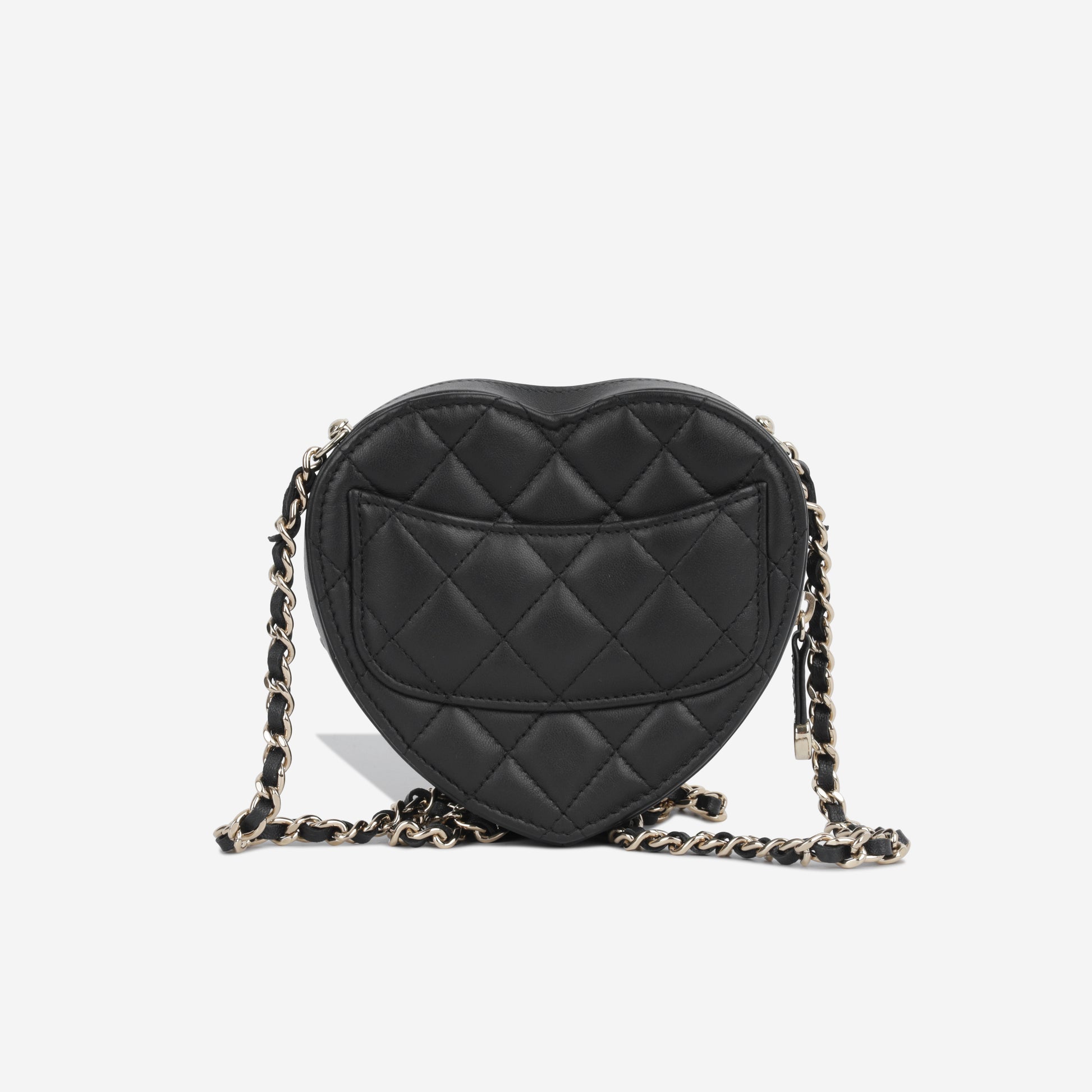 Small Heart Bag Black