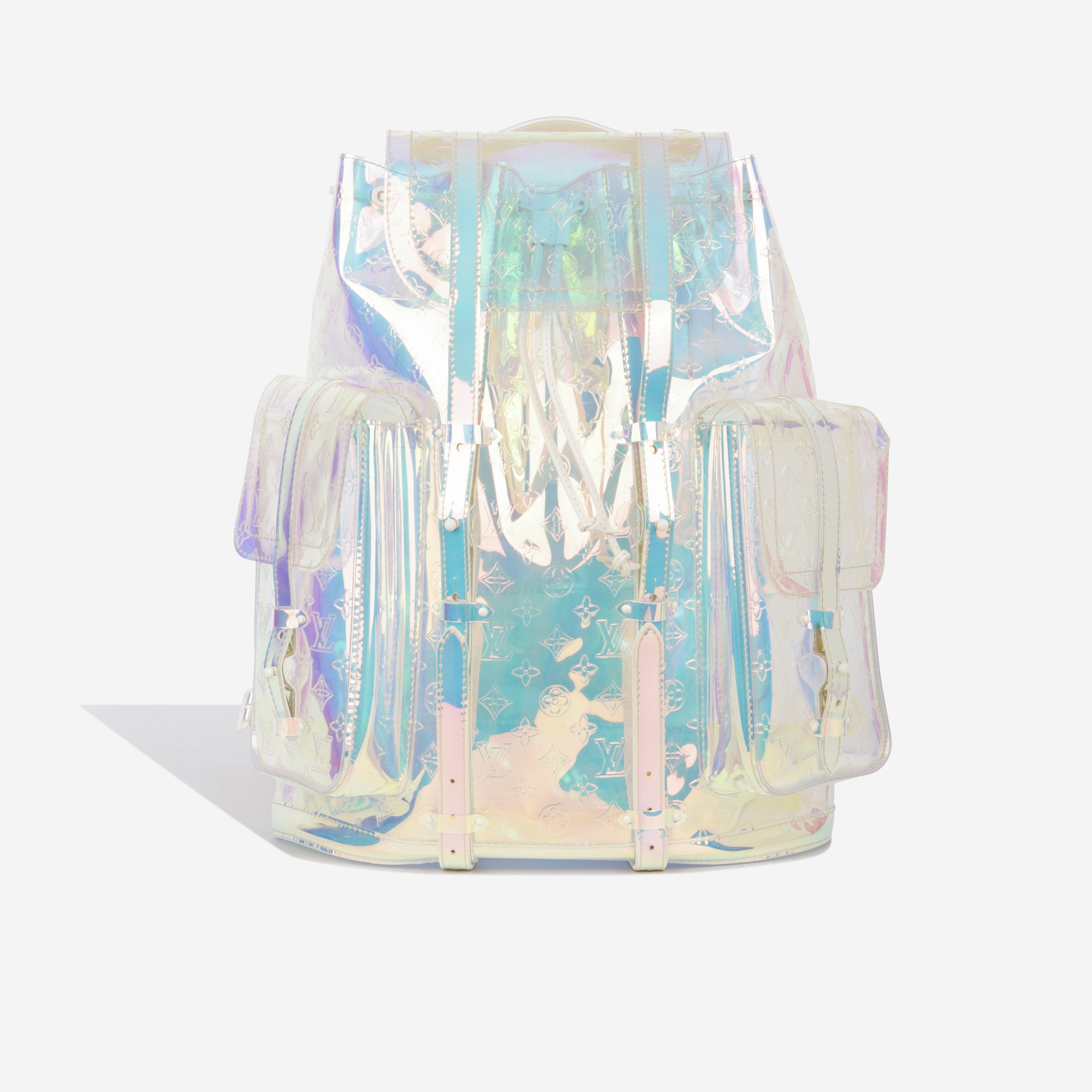 A LIMITED EDITION PRISM MONOGRAM PVC CHRISTOPHER GM BACKPACK BY VIRGIL  ABLOH, LOUIS VUITTON, 2019