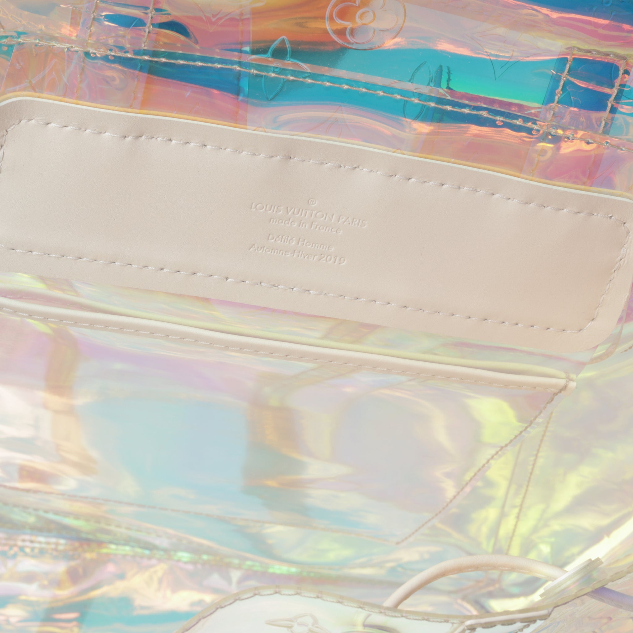 Louis Vuitton Transparent Monogram Prism Christopher GM Backpack