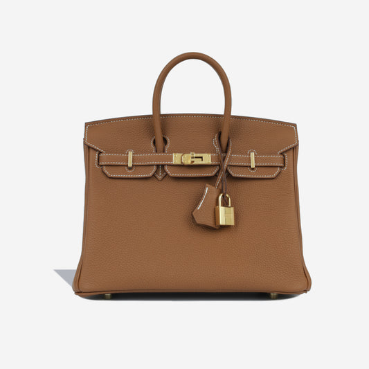 Birkin 25 - Gold Togo