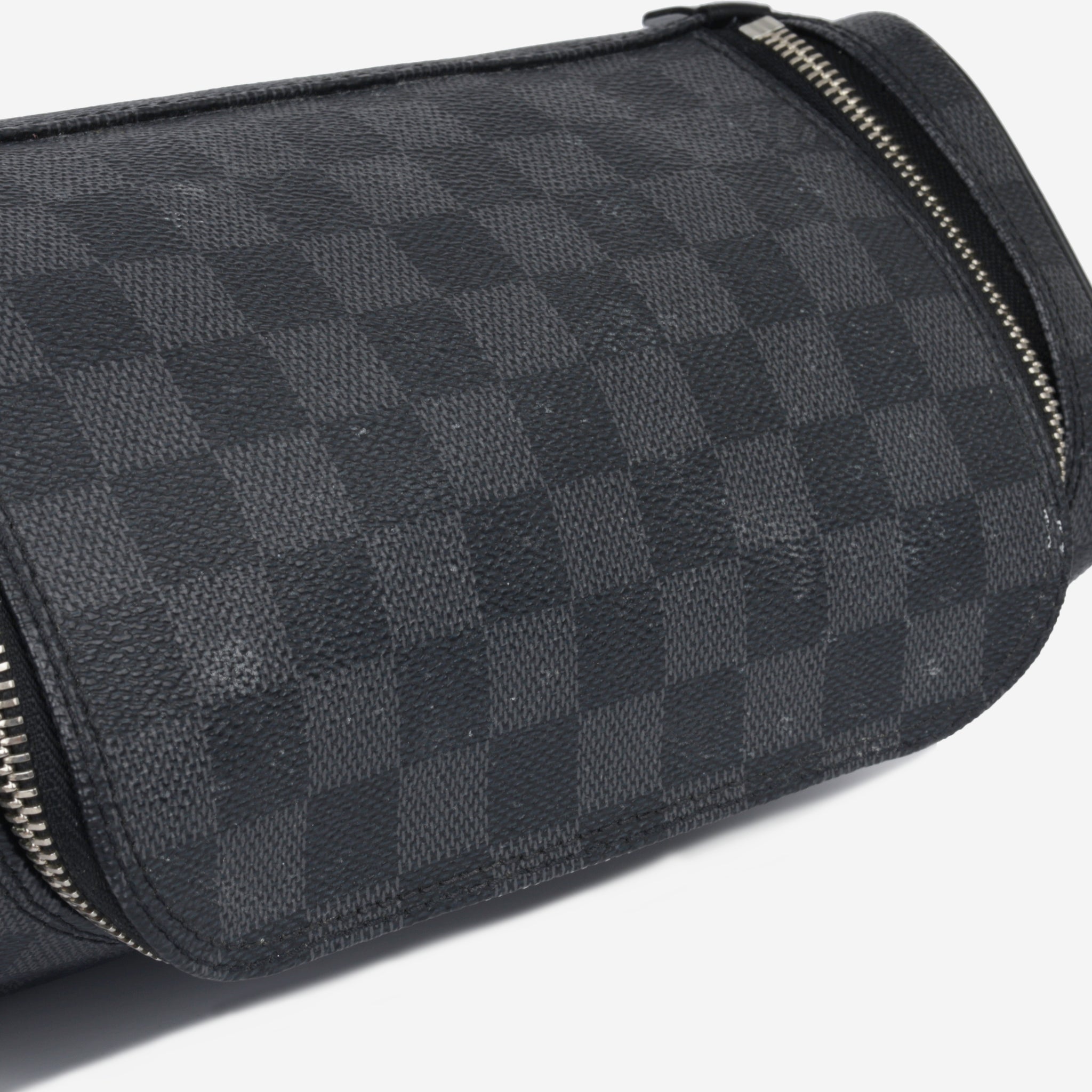 Louis Vuitton - Toiletry Pouch - Travel - Damier Graphite - SHW - Pre Loved