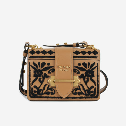 Cahier Embroidered Shoulder Bag