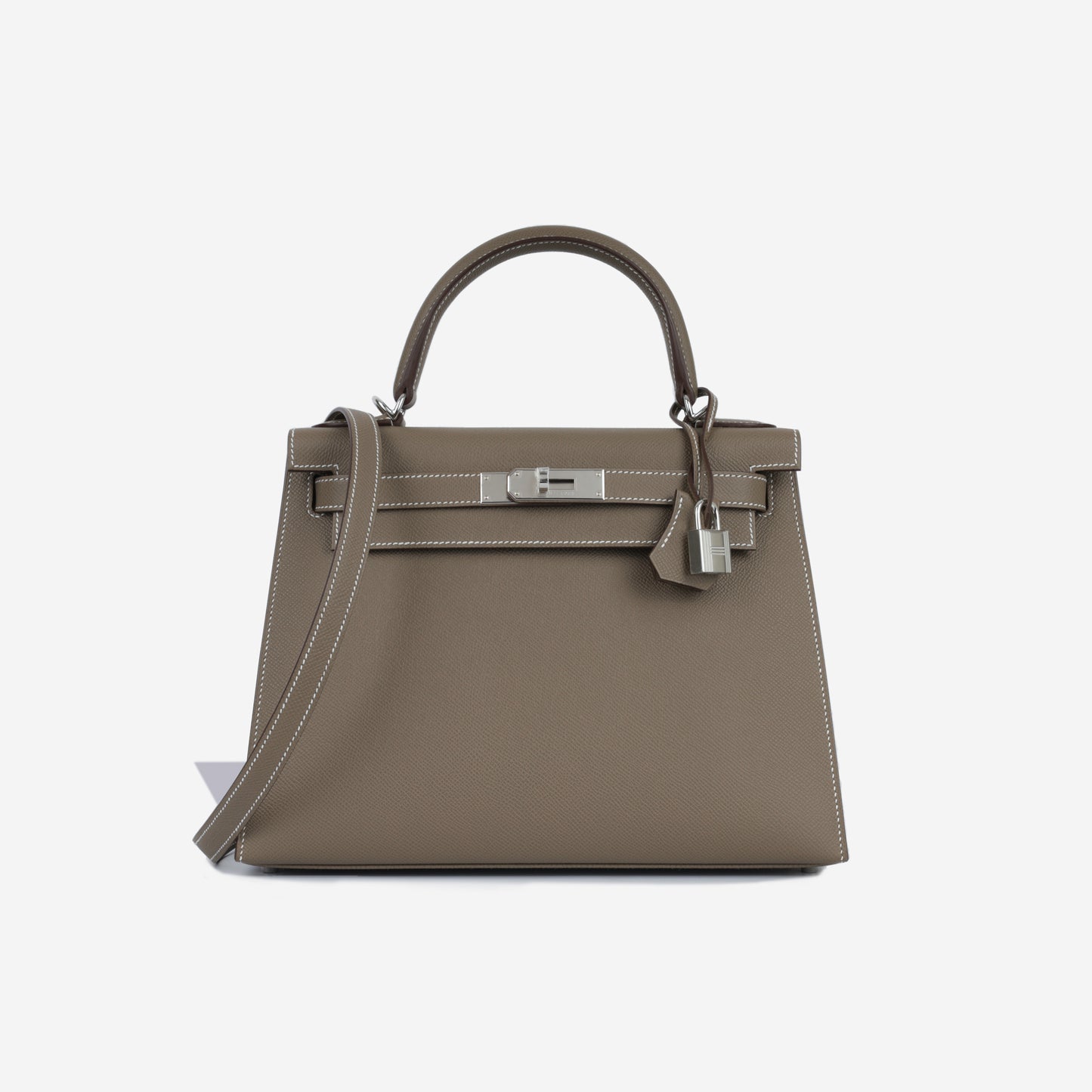 Hermès Kelly 28 - Etoupe Epsom | Palladium Hardware