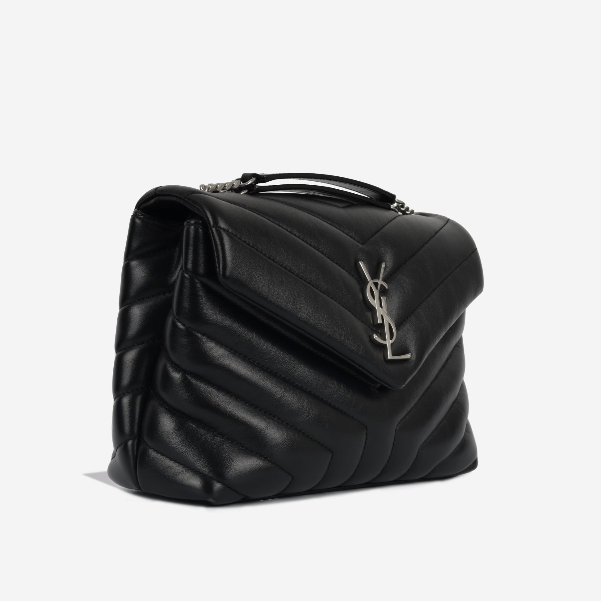 Saint Laurent Small Lou Lou Bag Black Calfskin SHW Pre Loved