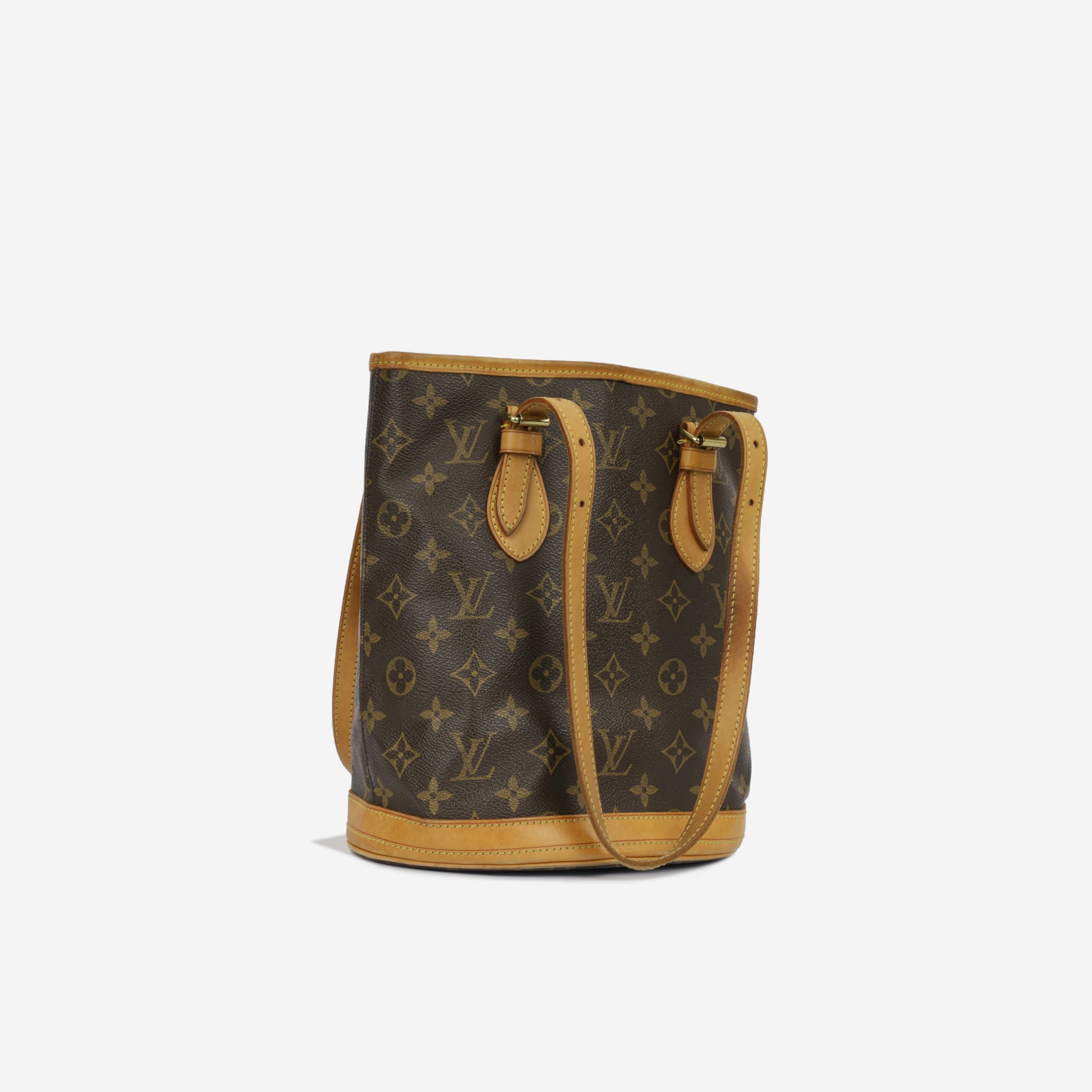 Authentic Louis Vuitton Monogram Petit Bucket