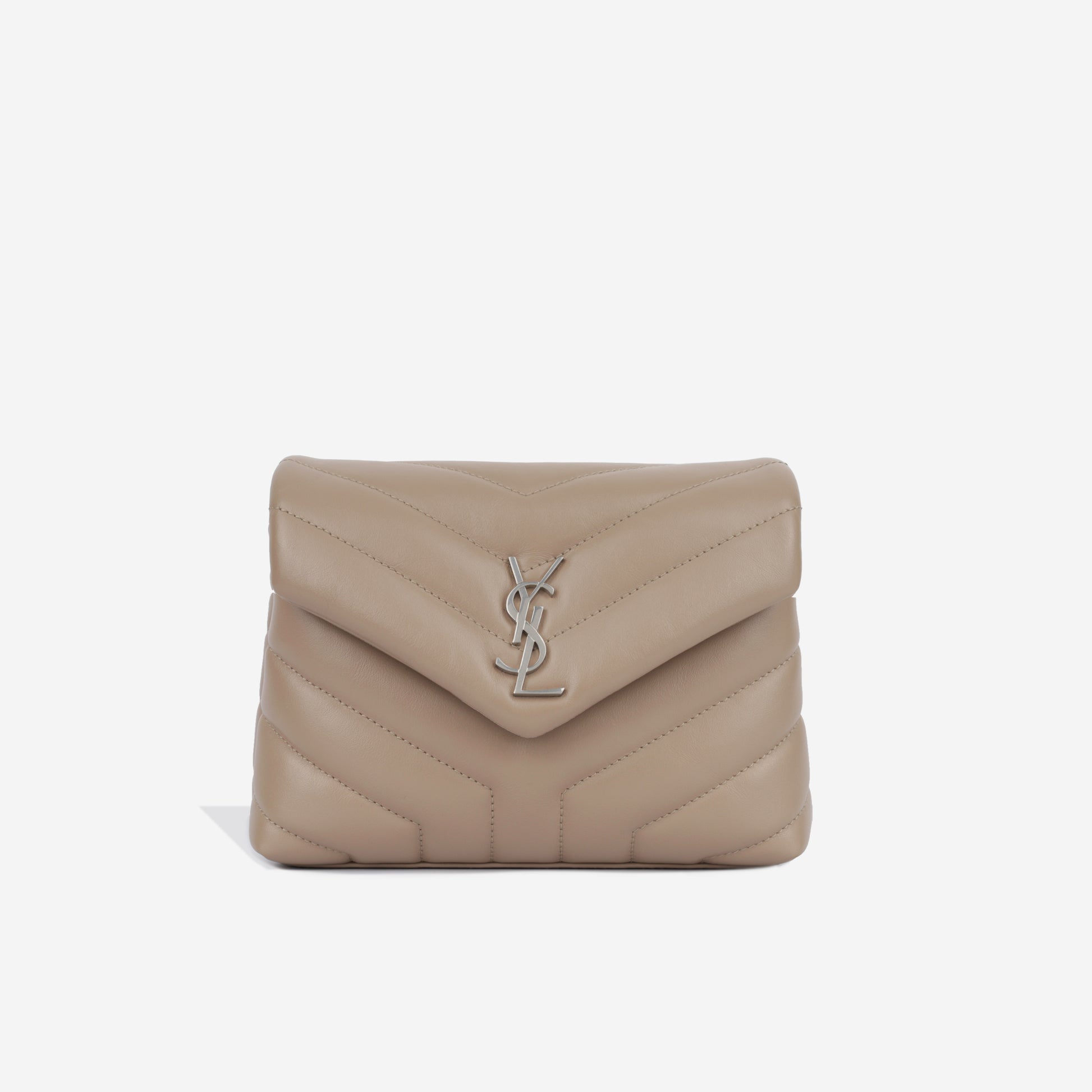 Saint Laurent Lou Toy Bag Taupe SHW Unused – Bagista