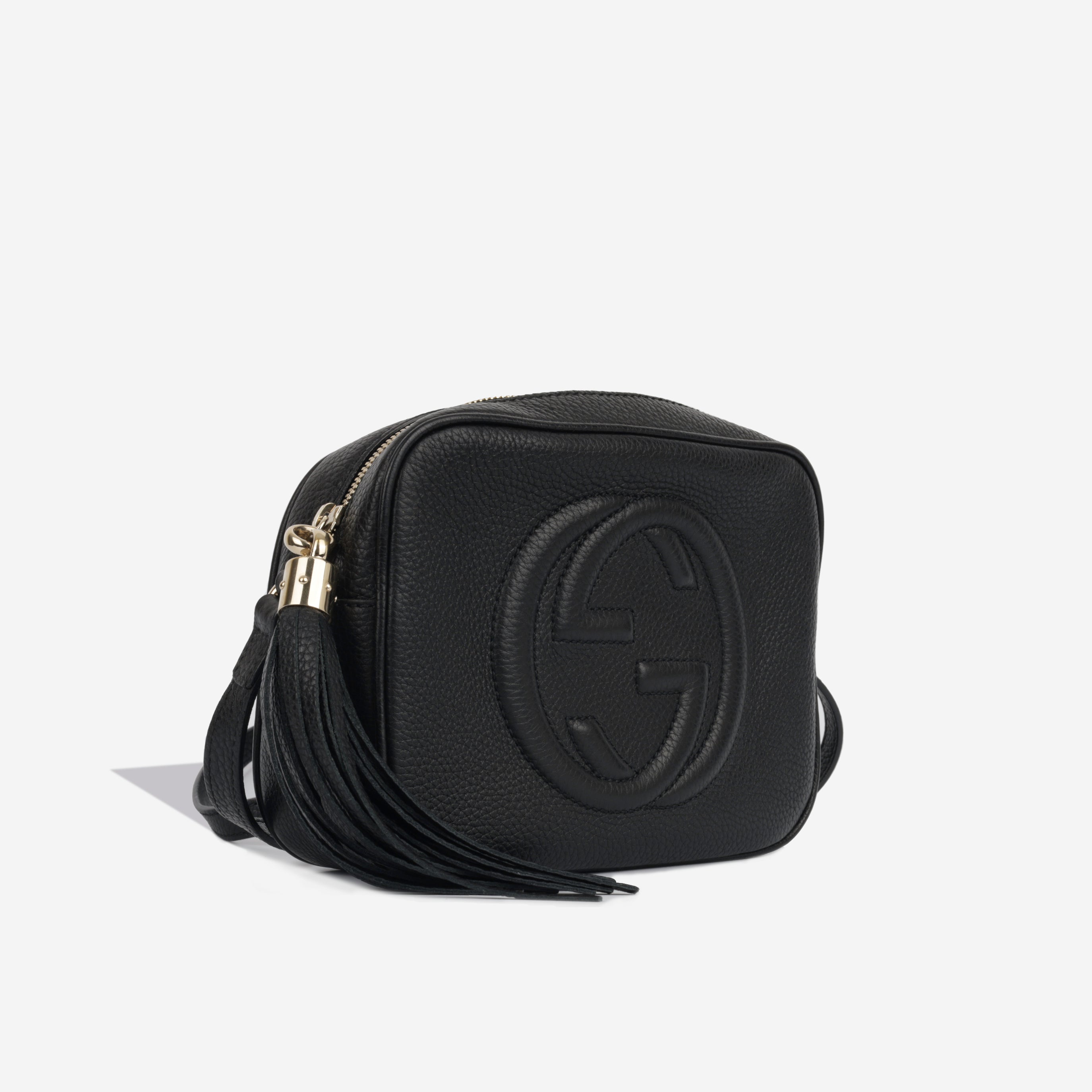 Gucci - Soho Disco - Black Taurillon Leather - Pre Loved – Bagista