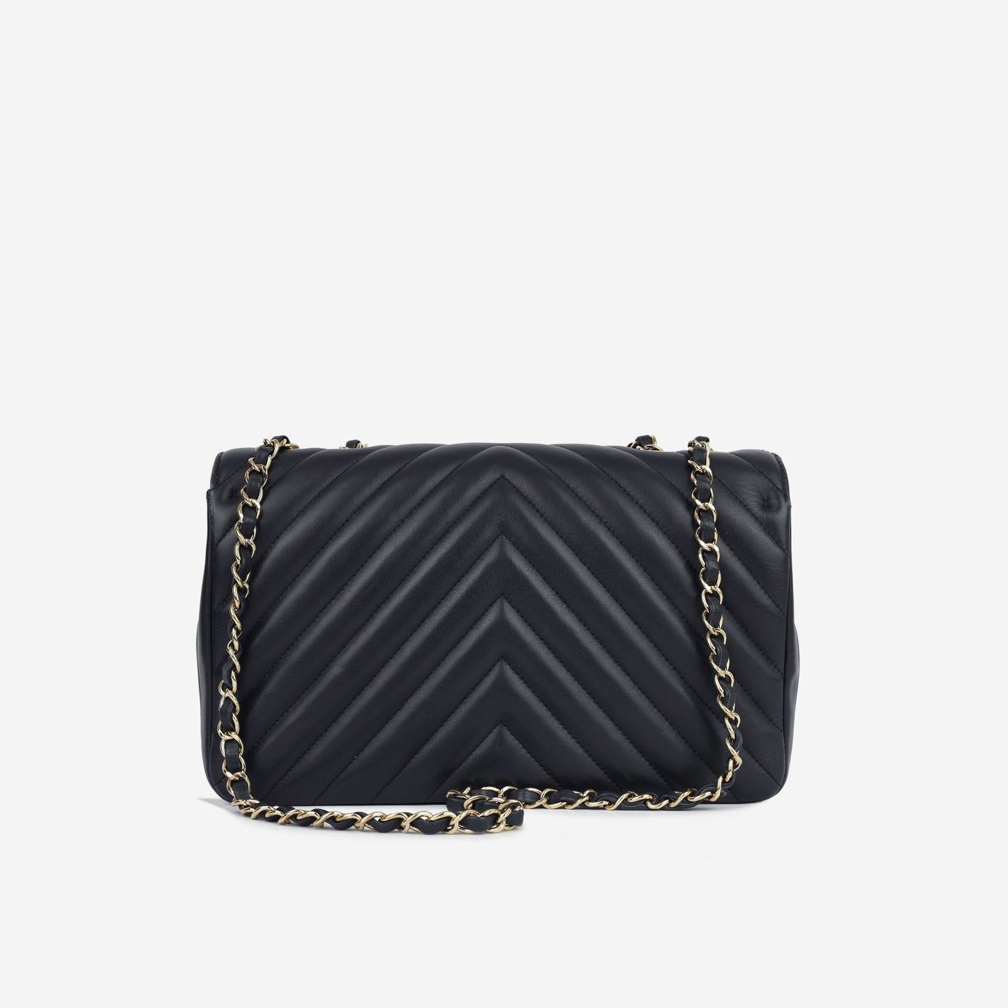 Large Classic Chevron Flap - Navy