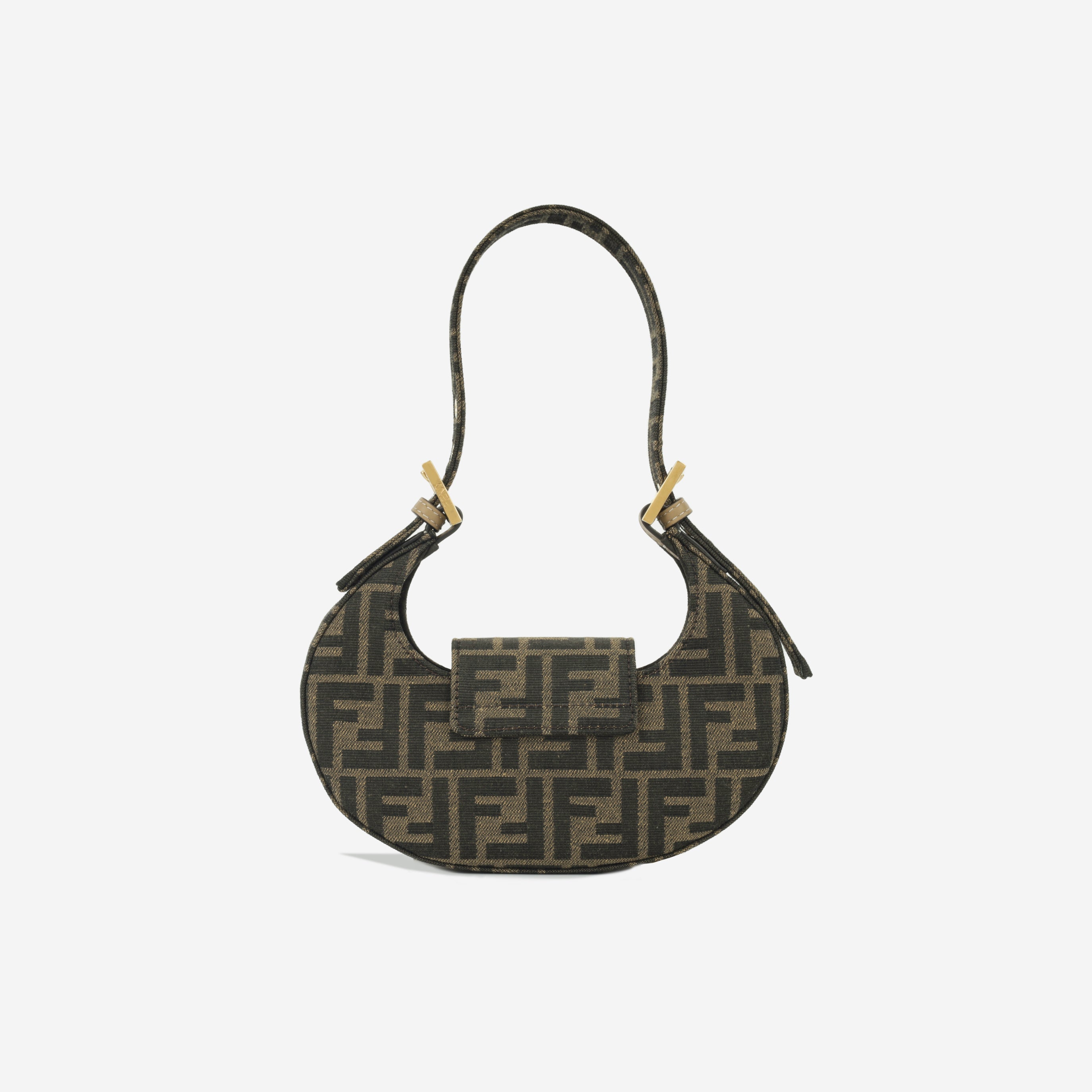 Fendi - Mini Cookie - FF Jacquard Fabric - GHW – Bagista