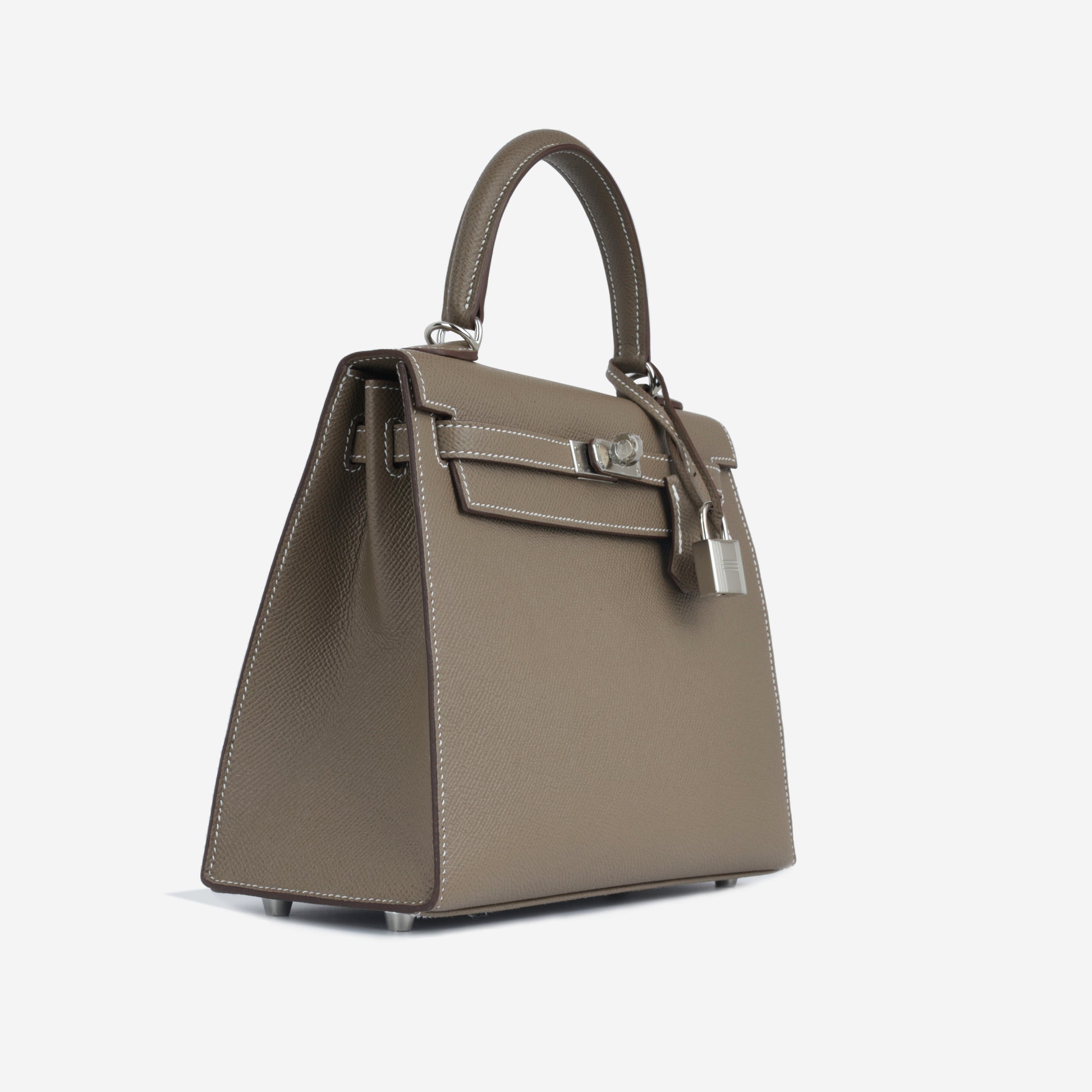 Hermès Kelly 25 Etoupe Epsom PHW 2021 – Bagista