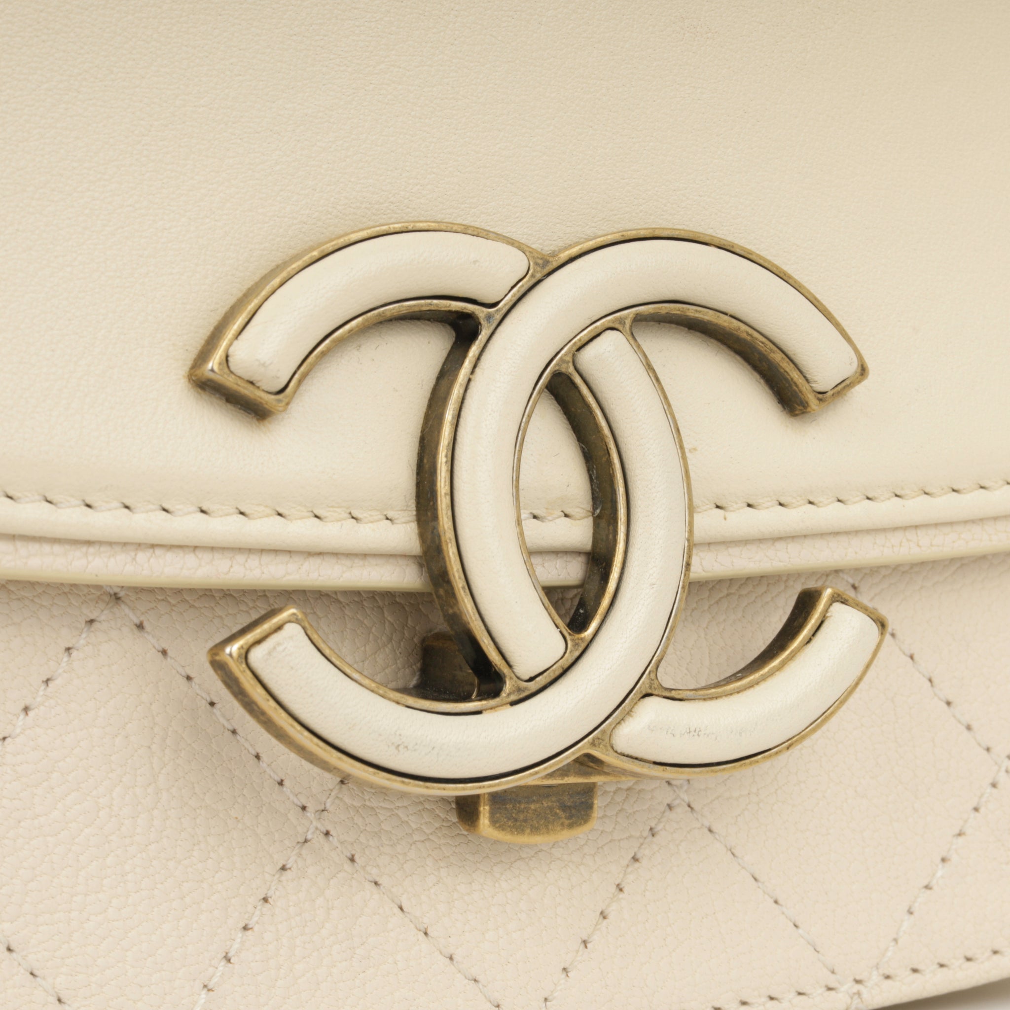 Chanel Coco Curve Ivory Flap Bag