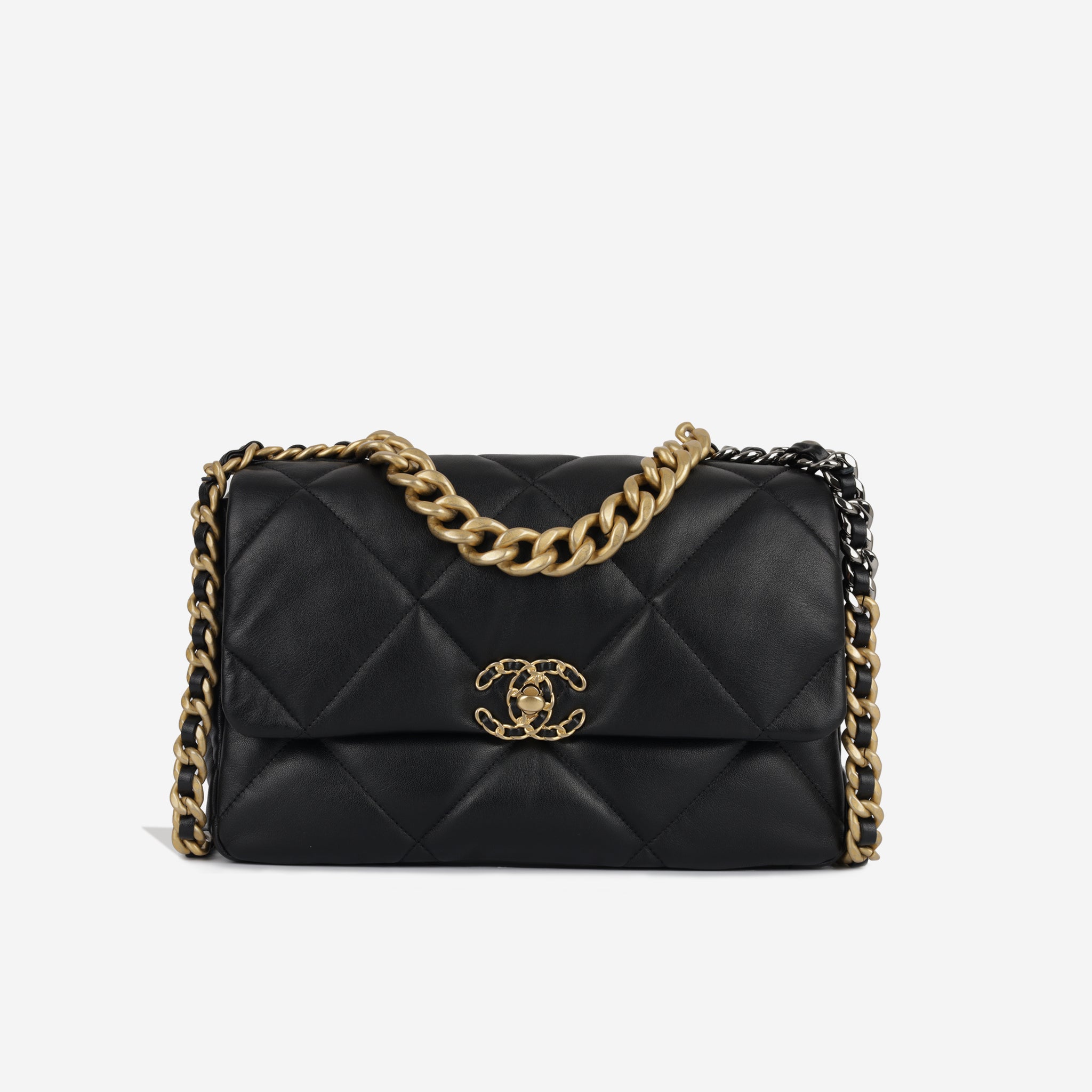 Chanel 19 large goatskin Clearance
