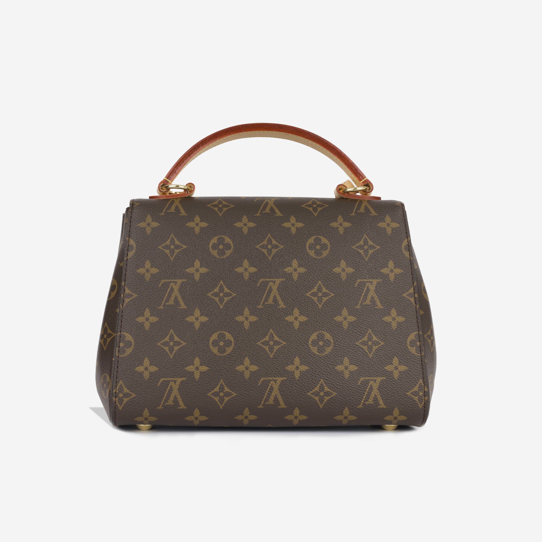 LOUIS VUITTON Cluny BB Monogram Canvas Shoulder Bag Fuchsia