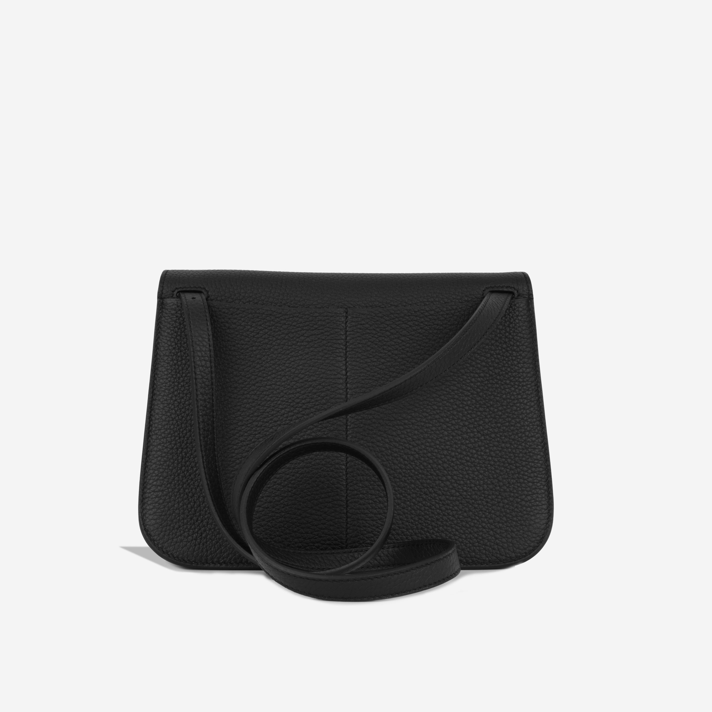 Hermes - Halzan 25 - Noir Clemence - PHW - 2023 – Bagista