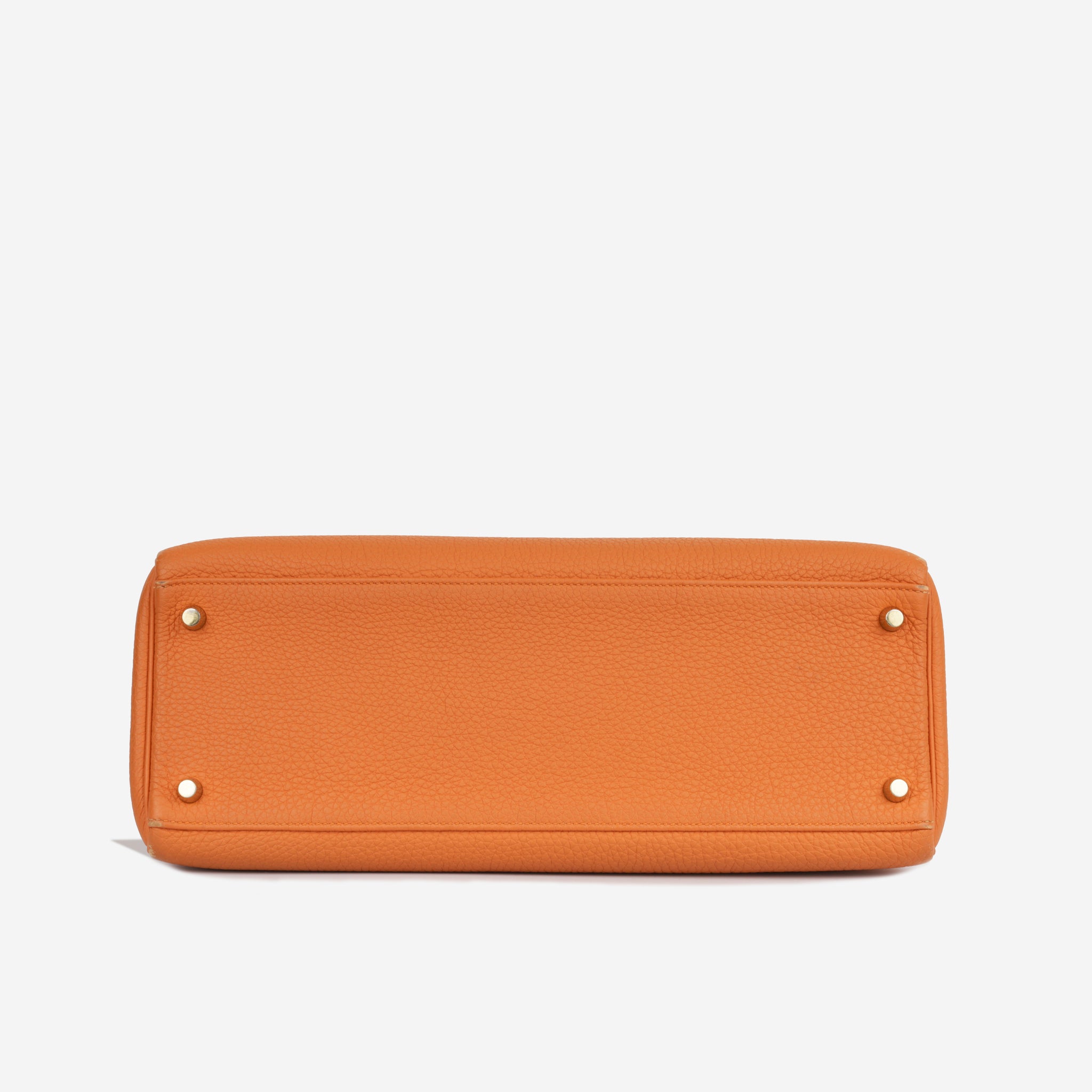 HERMES Togo Kelly Retourne 35 Orange 1294755