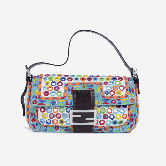 Vintage Mirror & Pearl Baguette