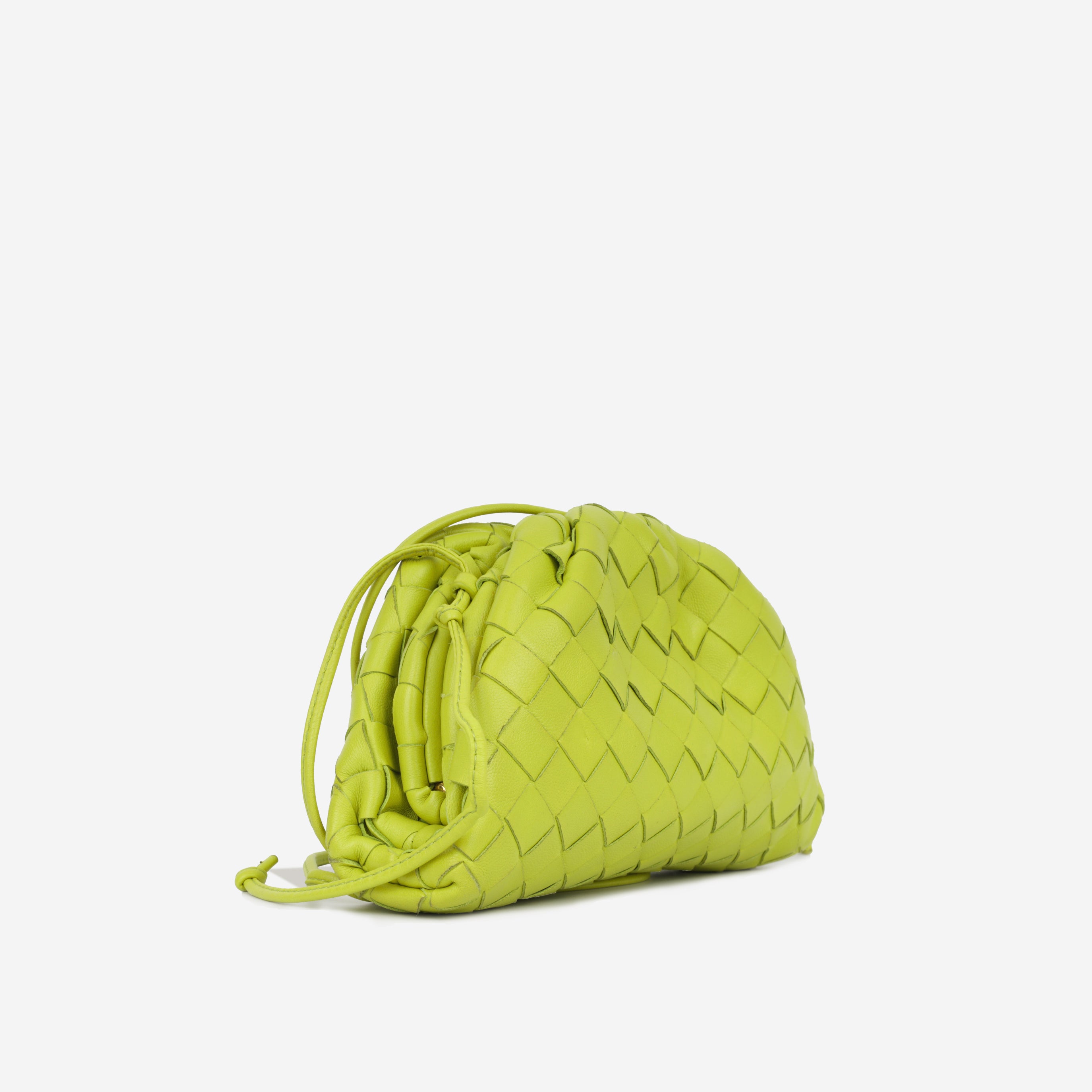Bottega Veneta - Mini Pouch - Kiwi Intrecciato Leather – Bagista
