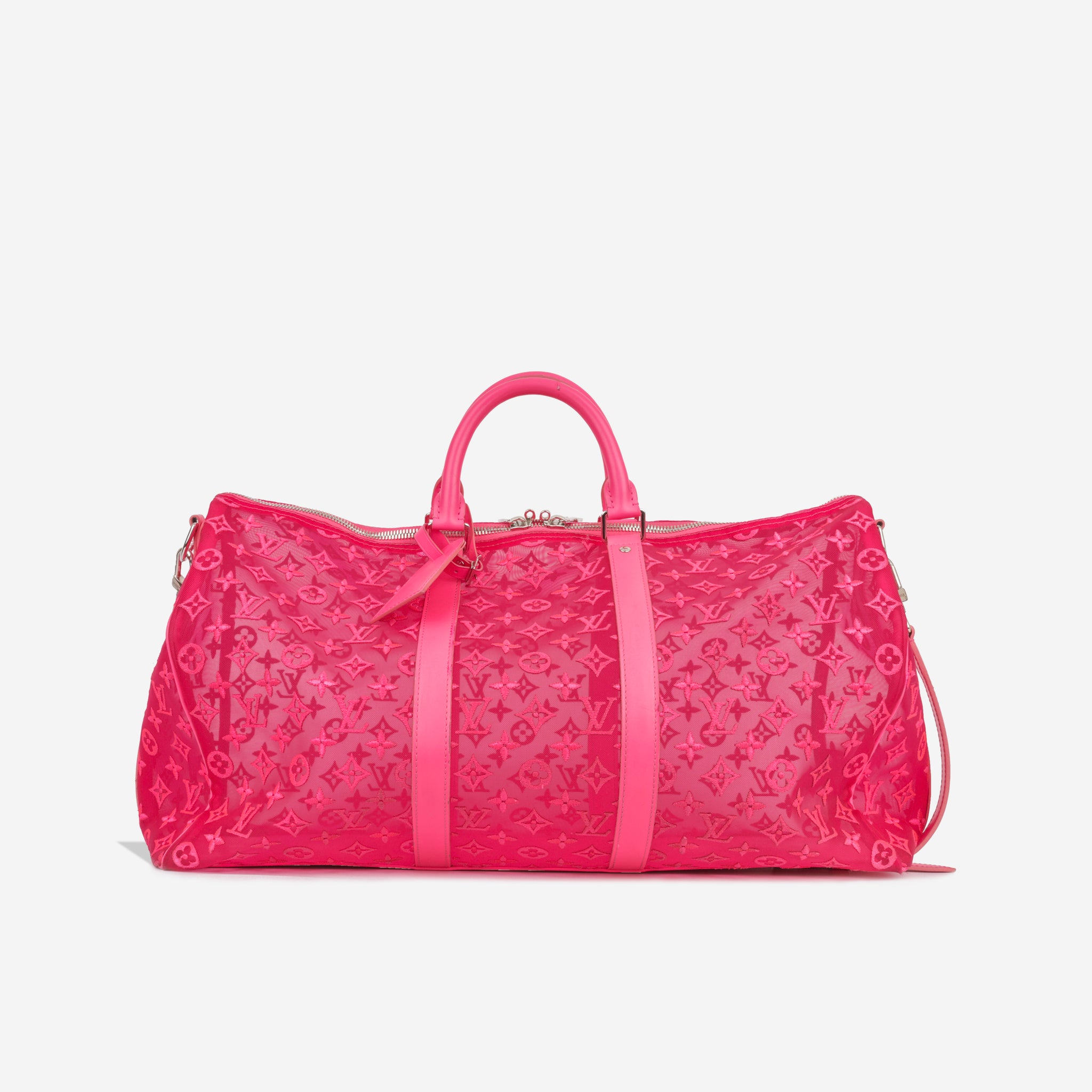 Louis Vuitton - Keepall 50 Bandouliere - Neon Pink - SHW - 2019