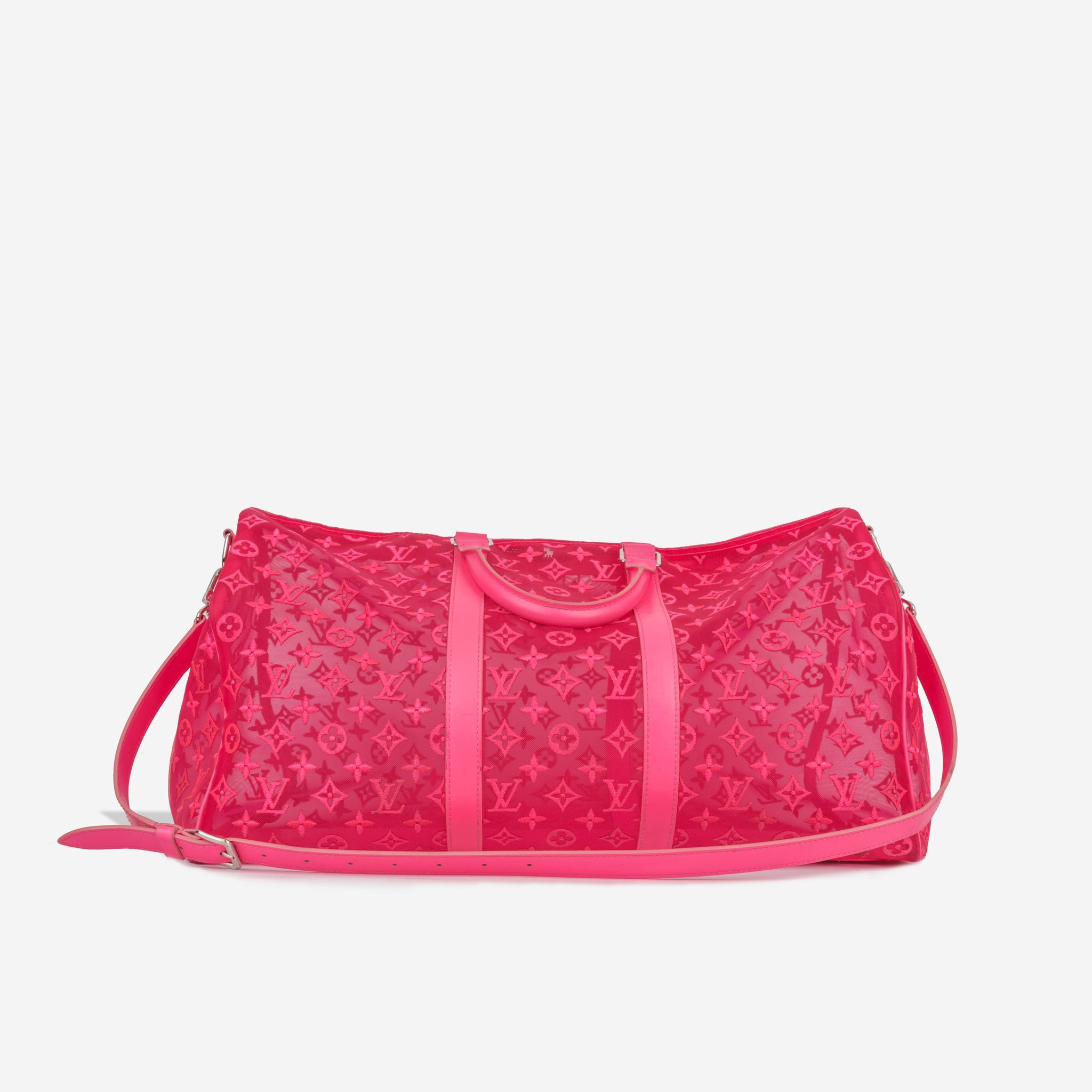 Louis Vuitton - Keepall 50 Bandouliere - Neon Pink - SHW - 2019