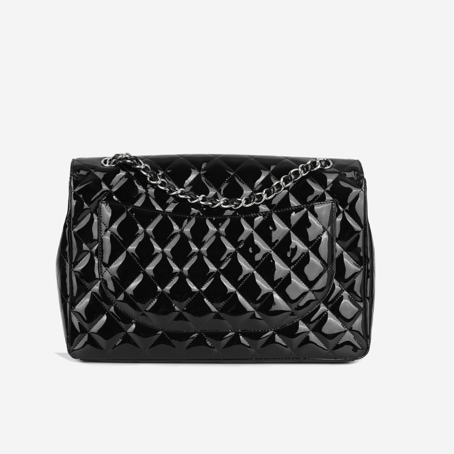 Maxi Classic Single Flap - Black Patent