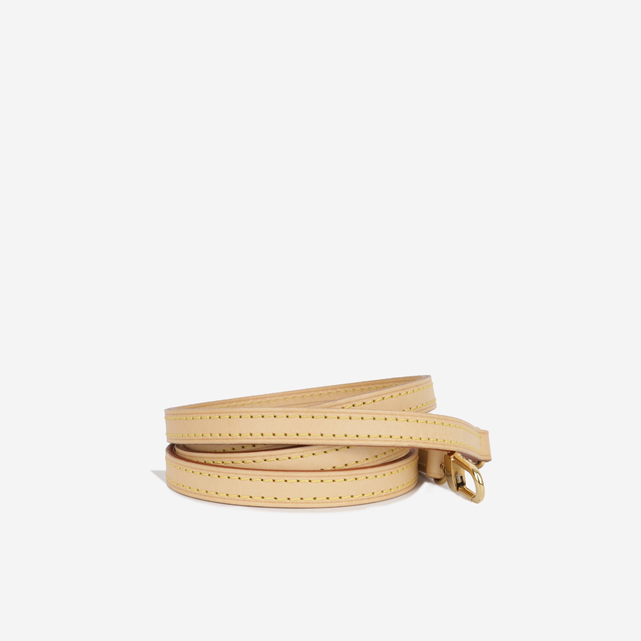 Louis Vuitton - Eva clutch strap - Beige - Vachetta Leather - GHW