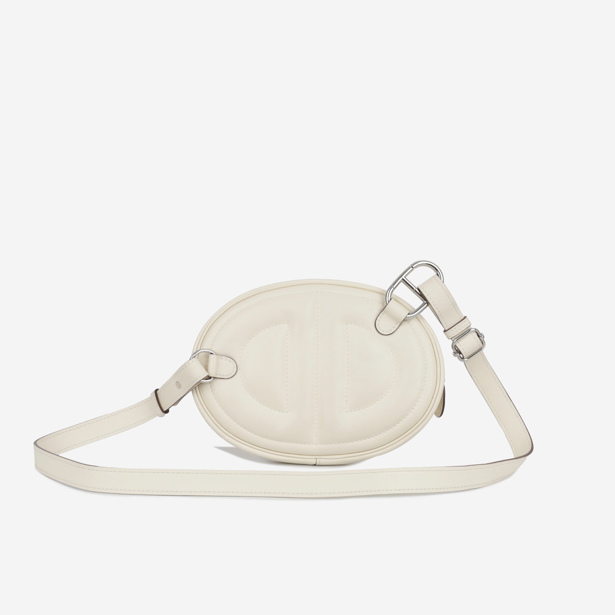 Hermes In-The-Loop Belt Bag Nata Swift Palladium Hardware – Madison Avenue  Couture