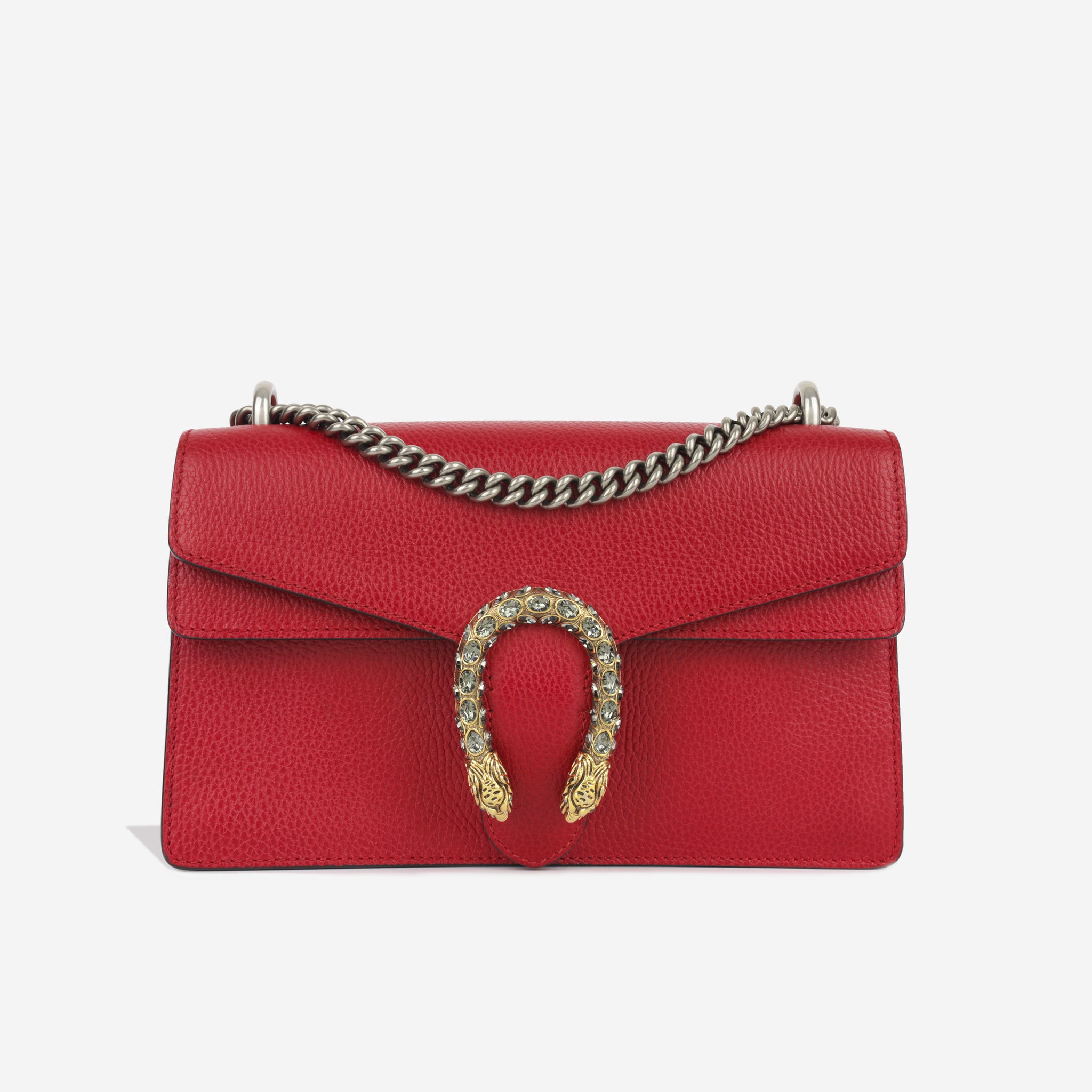 Gg marmont leather crossbody bag Gucci Red in Leather - 38552732
