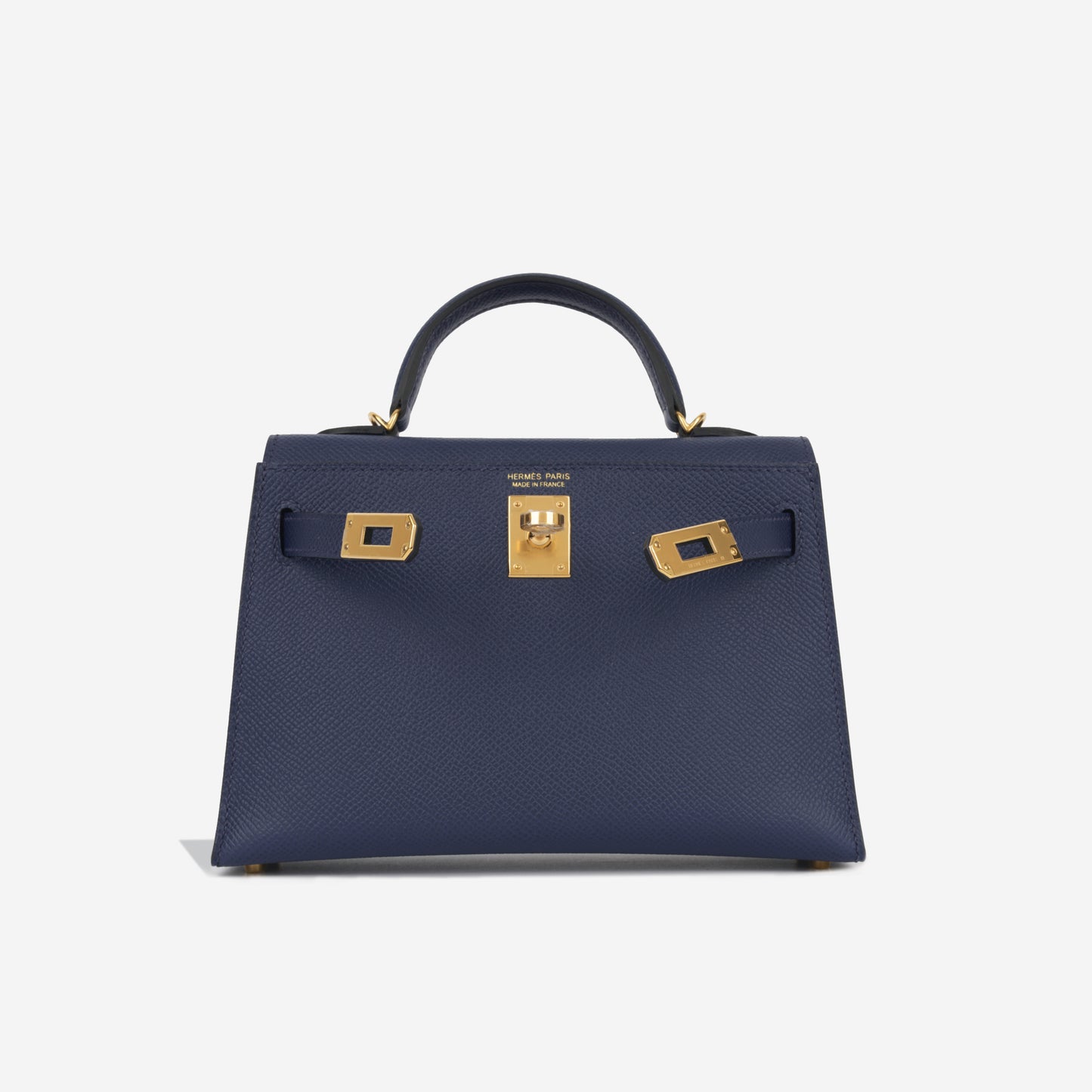 Mini Kelly - Blue Navy Epsom