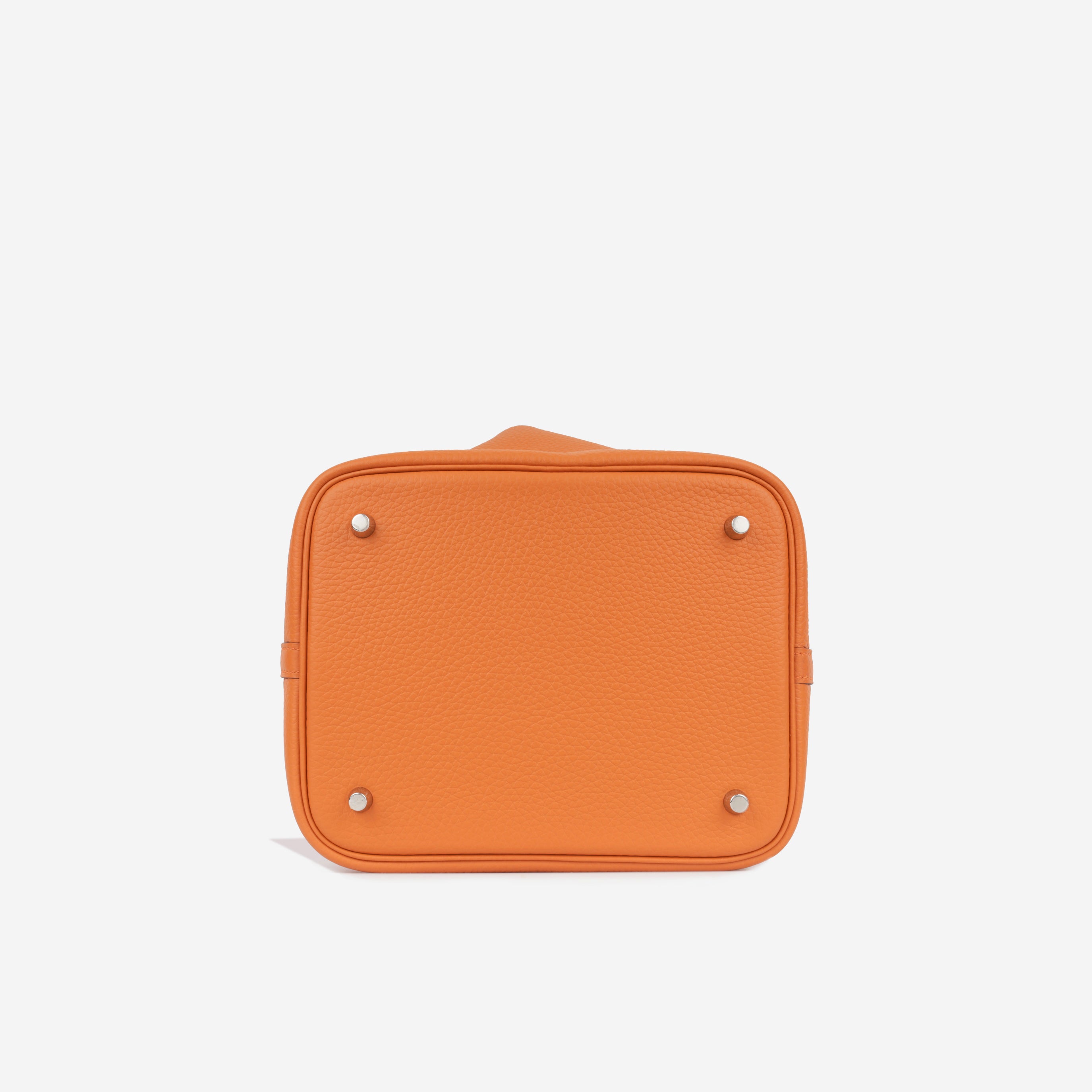 Hermès - Picotin 22 - Orange Clemence - PHW - Brand New - 2023