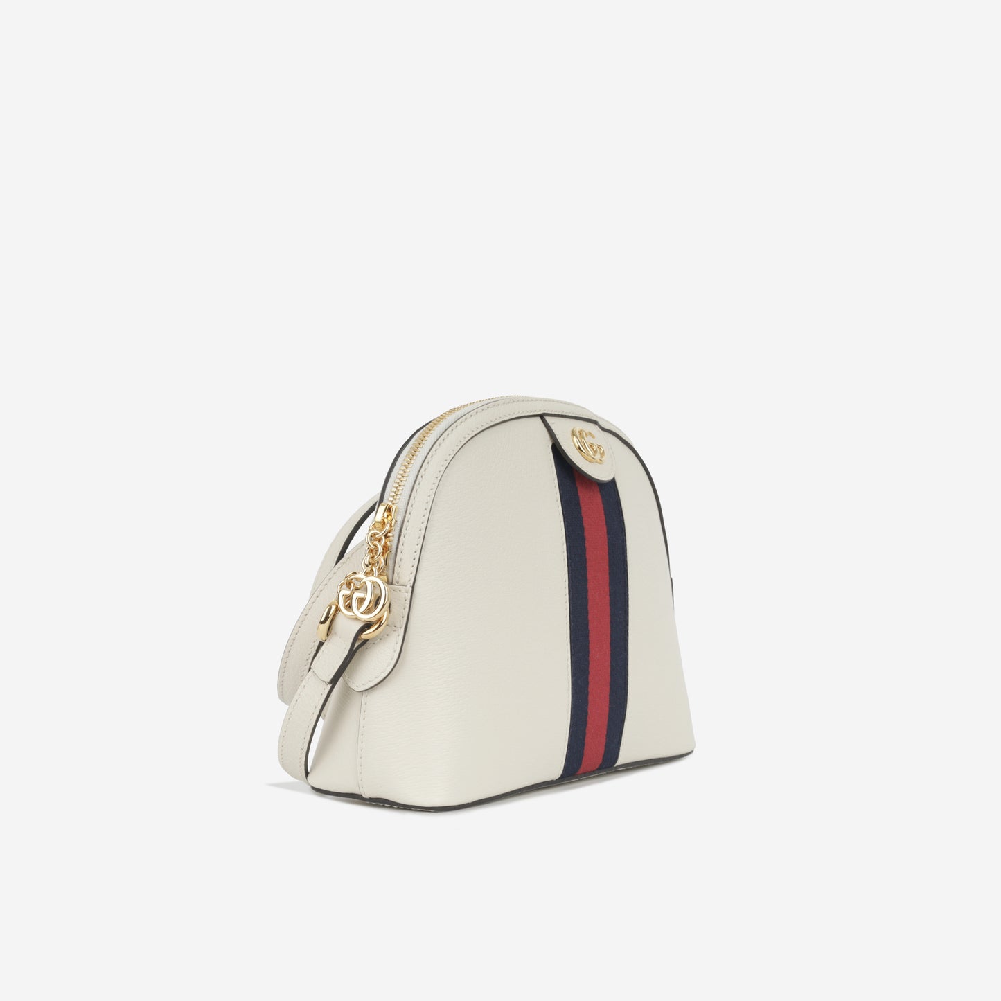 Ophidia - White Dome Shoulder Bag