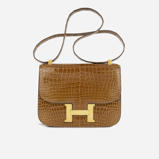 Vintage Constance 24 - Miel Shiny Croc
